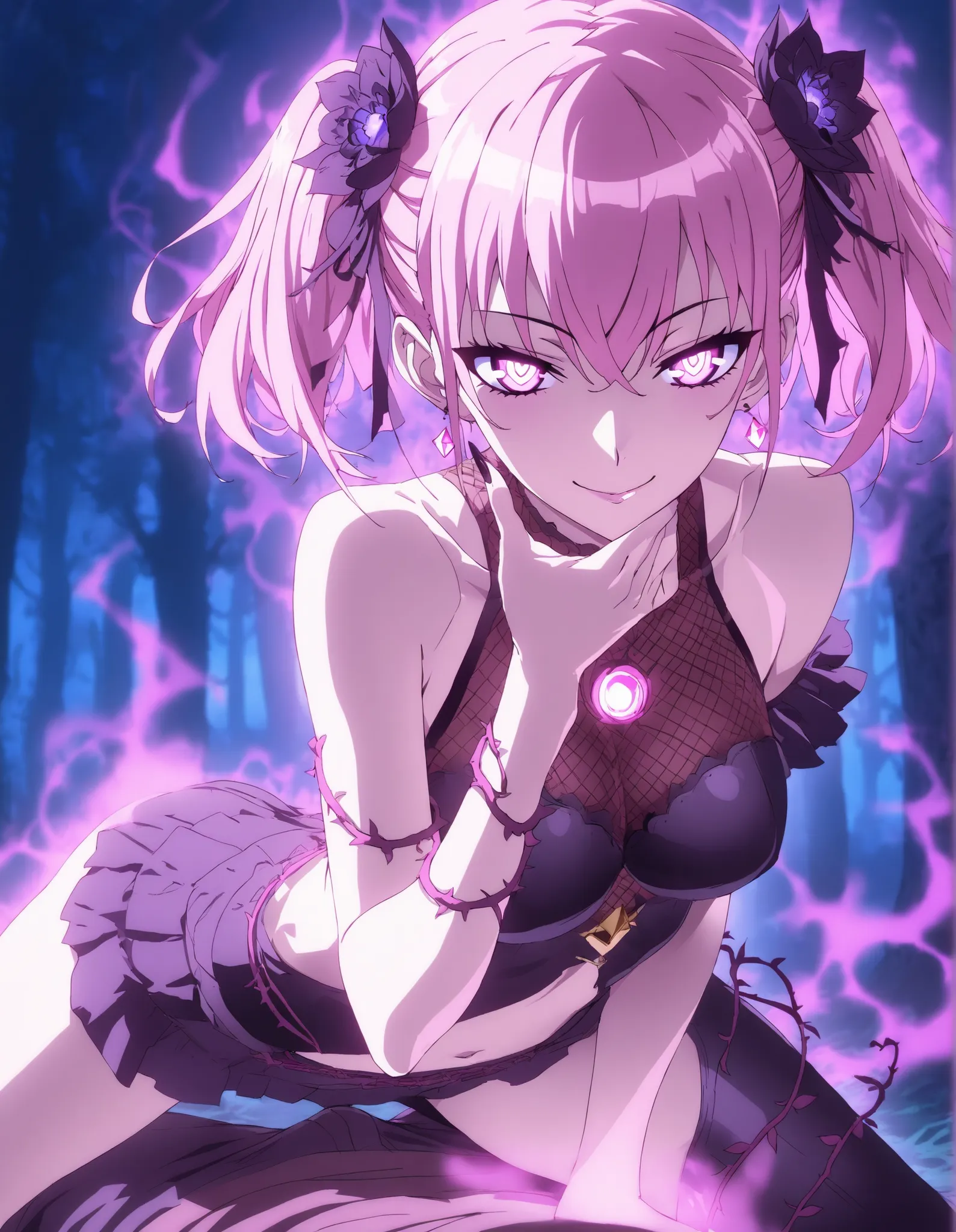 (EyesHD:1.2), masterpiece, best quality, ultra-detailed, very aesthetic, sharp focus, depth of field, vibrant colors, ray tracing, best lighting, detailed illustration, cinematic, beautiful face, beautiful eyes, (anime coloring:1.5), 1girl,  backless dress...