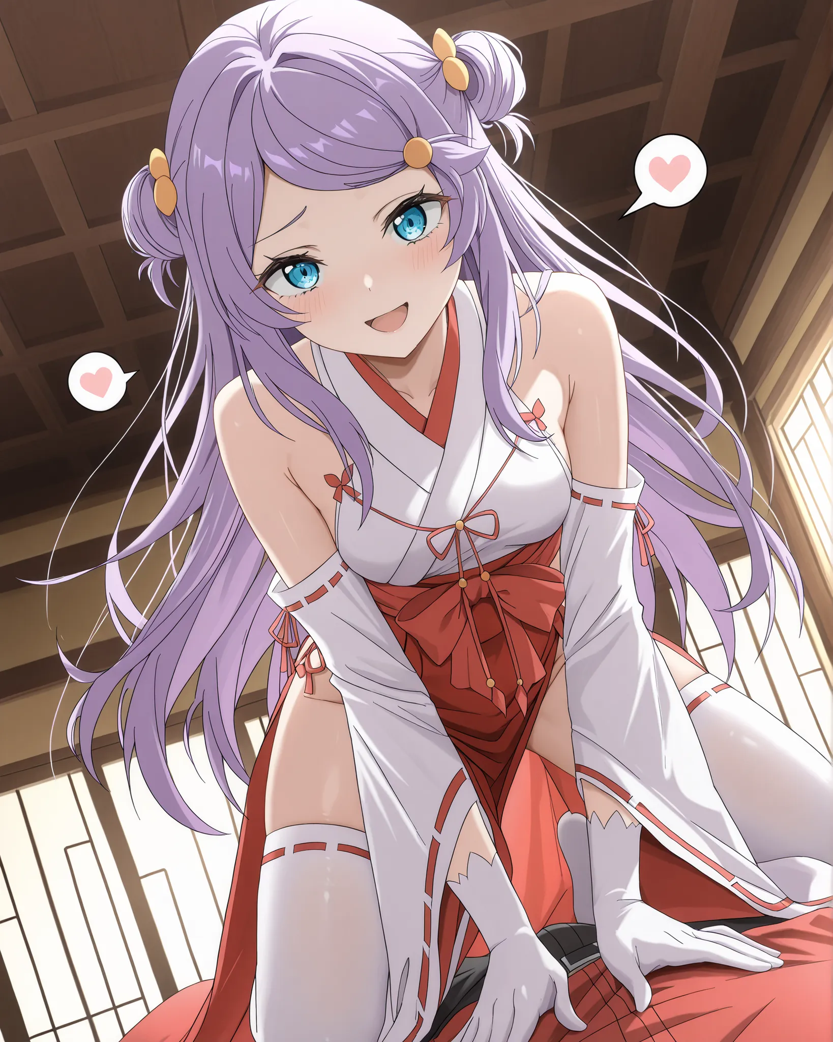 masterpiece, excellent quality, en iyi kalite, is absolutely glamorous, sexy results, high resolution, en yeni, Inside, 1girl, (Full length view from head to toe), Re:Anastasia Hoshin from Zero, Purple Hair color, blue eyes, , small breasts, lies in a sed...