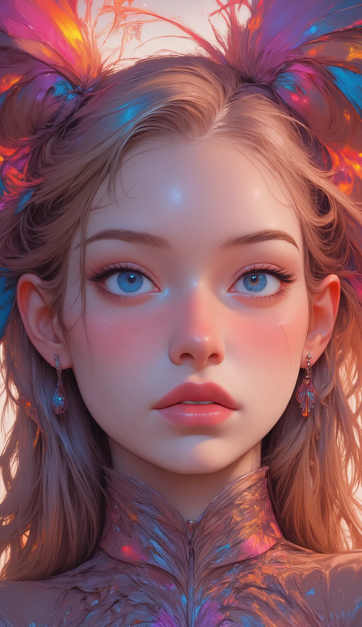 (((masterpiece))), (((best quality))), ((super detailed)),(highly detailed CG illustration), ((are extremely gentle and beautiful)),cinematic light, Create amazing fantasy art, imitating the style of modern leading masters of the. The artwork should contai...