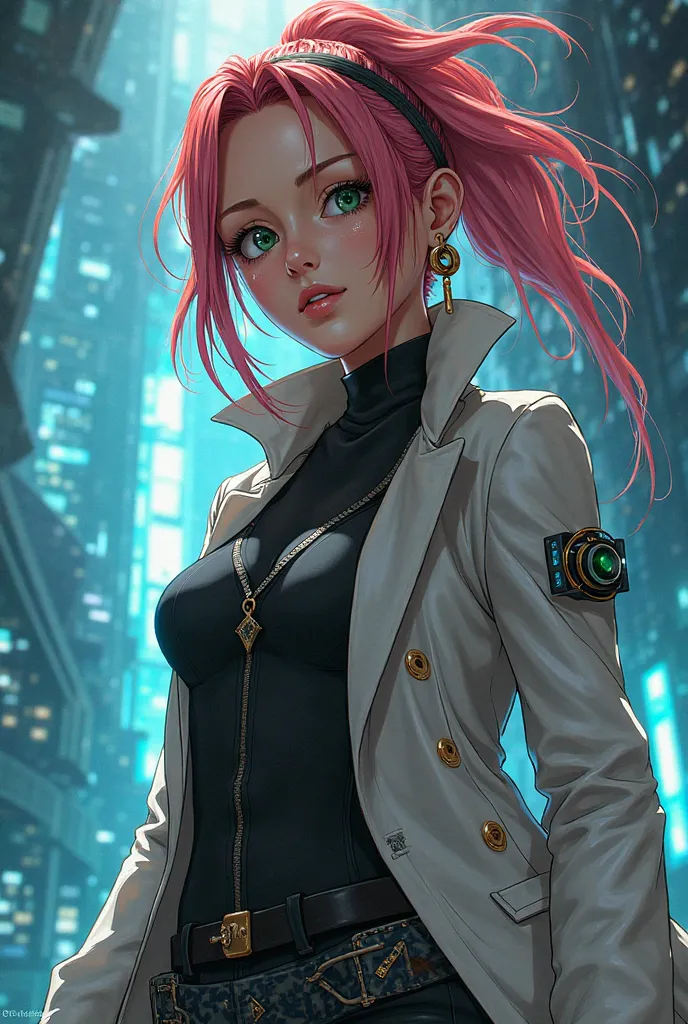 A personagem Altas, from the anime One Piece she is a girl who appears in the Egghead arc, She is also called Vega punk 05