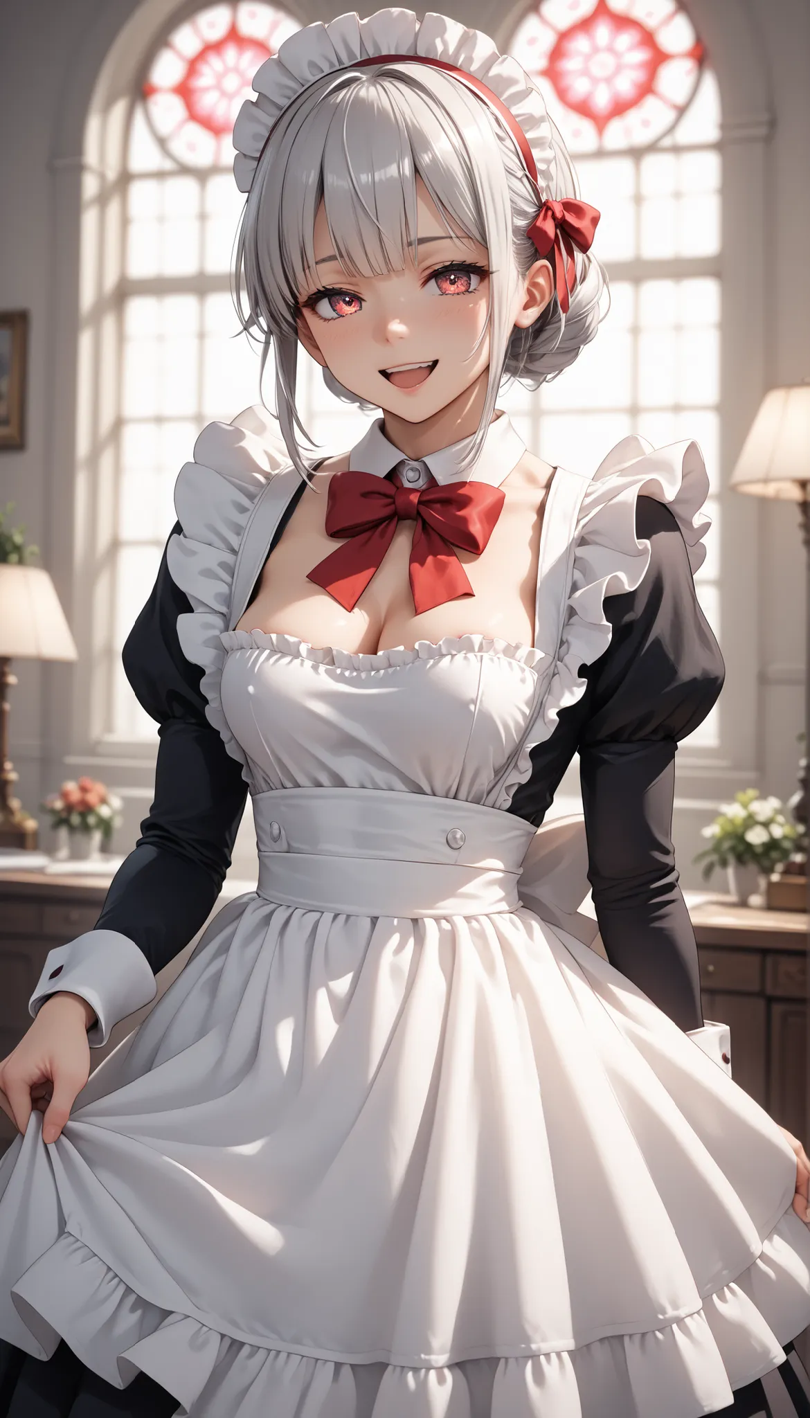 1 girl, A silver-haired girl, rathing_explicit , sexy, ,score_9, score_8_up, score_7_up, (detailed anatomical features, anime style:1.2), (best quality,4k,8k,highres,masterpiece:1.2),ultra-detailed, stunning lighting, soft colors, glowing skin, anime, anim...