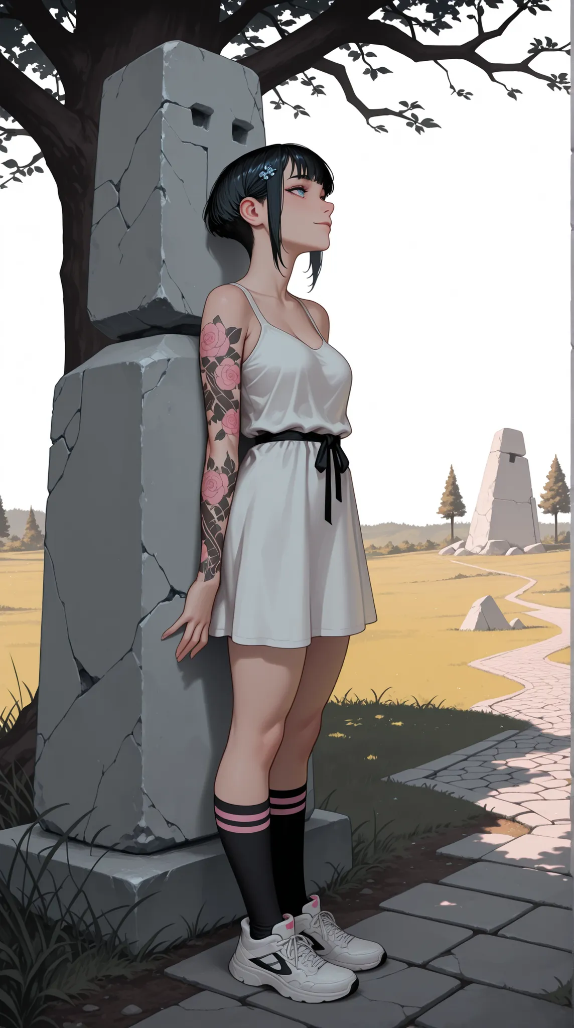 HDR, 8K, high contrast, masterpiece, best quality, amazing quality, very aesthetic, realistic, newest, volumetric lighting, (flat colors:0.7), (artist:incase:0.3), (artist:tsuaii:0.3),Sinozick_illu, HassaKu_illu, masterpiece, newest,absurdres,incredibly ab...