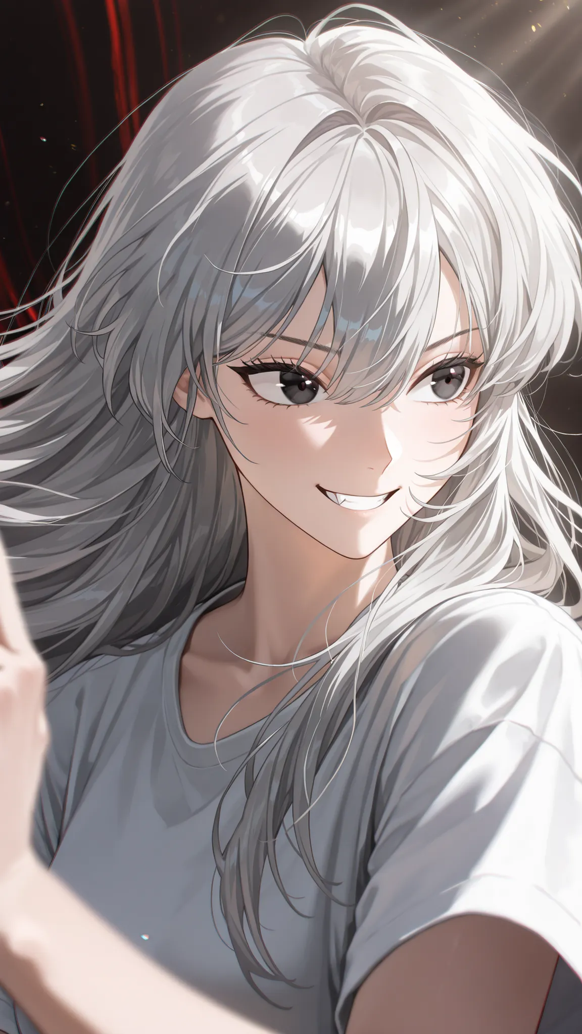by [arknights|(748cmstyle:0.5)], god rays, cinematic shot, dramatic lighting, young adult, ager, young, masterpiece, best quality, amazing quality, very aesthetic, high resolution, ultra-detailed, absurdres, manwha, Solo Max Level Newbie, Webtoon, extreme ...