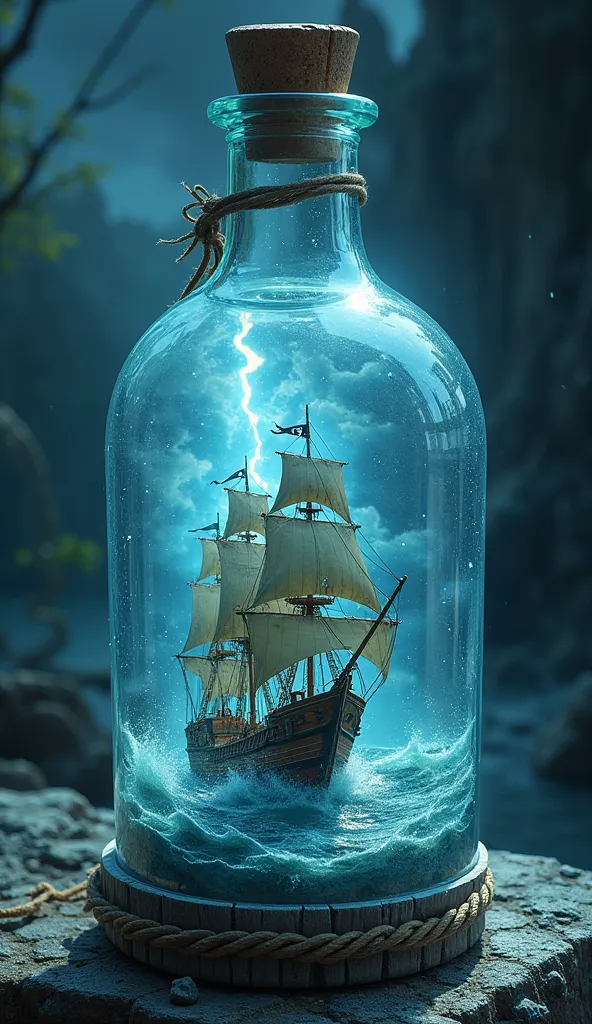 Ship in a bottle