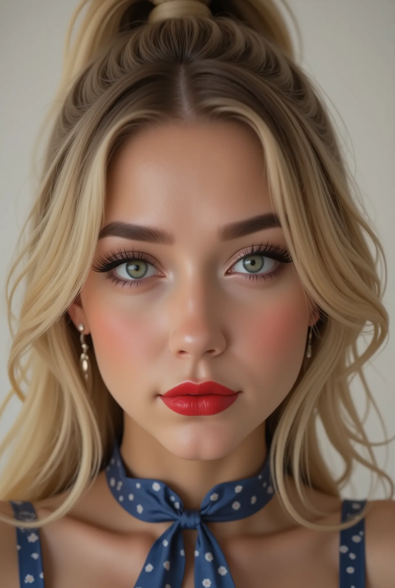 (((masterpiece, highest quality, highest image quality, high resolution, Raw photo, 8K)), ((extremely detailed CG unified 8k wallpaper)), “full body portrait”, long dress with bow strap and Marias video game, (GTA5), Gran The Auto, , ponytail hair, (black ...