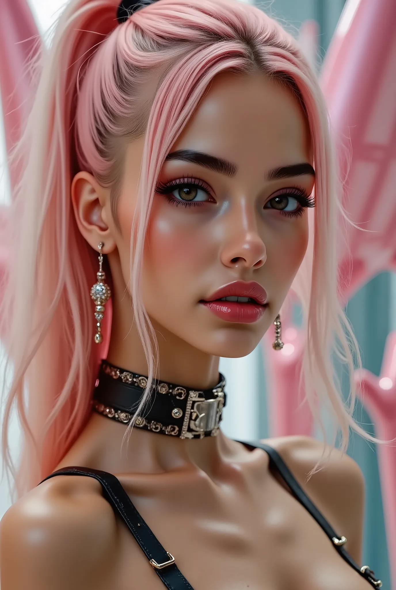  [Style: "masterpiece, realistic, (photo realistic Realism), ultra-detailed, Hyper resolution"] (Key Directive: - ("The priority is the anatomical accuracy and texture of the materials" - "Ultra-sharp human eyes with biological accuracy") {Long side shot ,...