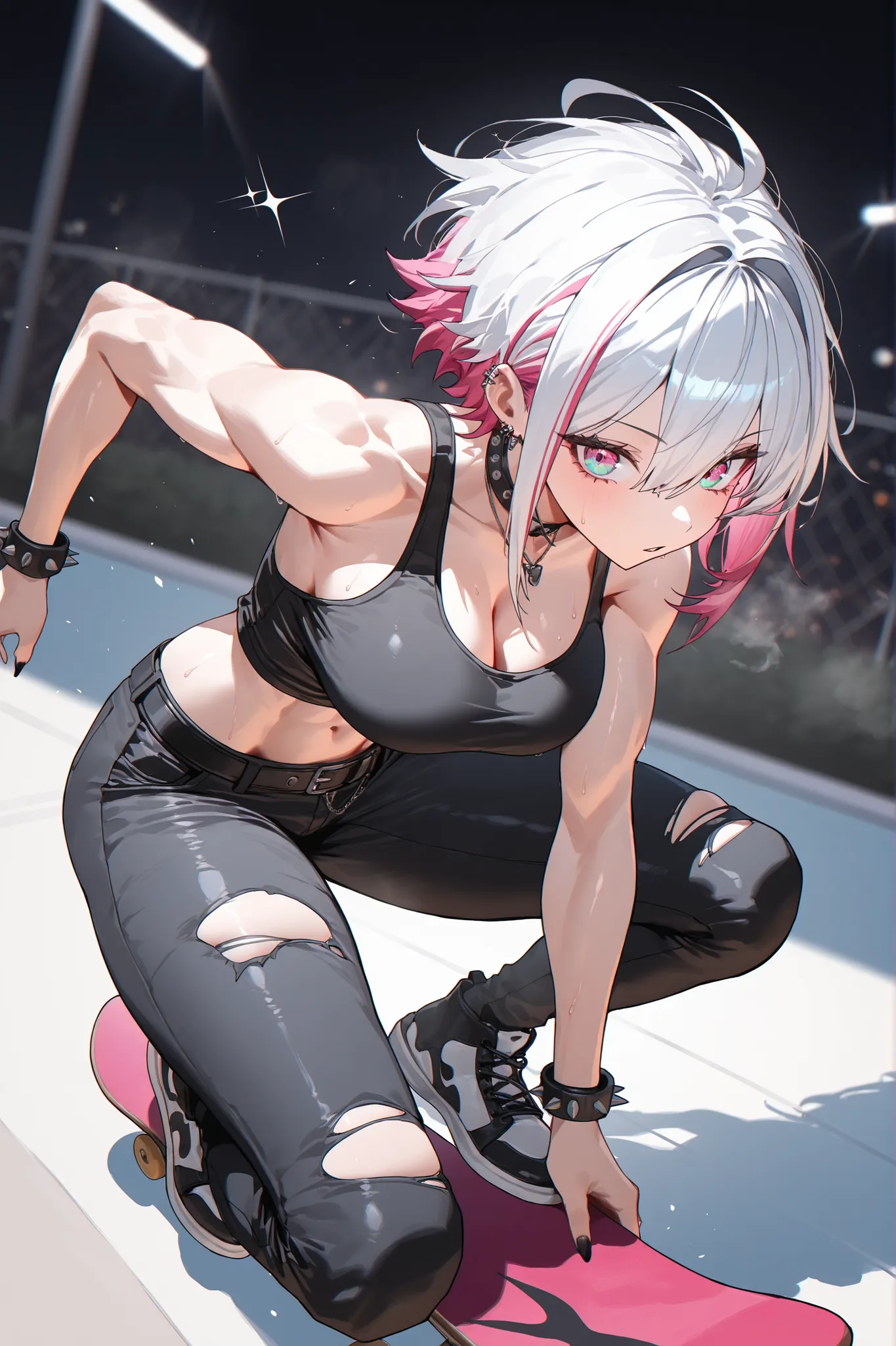 masterpiece,best quality,amazing quality,ultra-detailed,very aesthetic,sharp focus,depth of field,vibrant colors,ray tracing,best lighting,detailed illustration,detailed background,cinematic,beautiful face,(EyesHD:1.3),beautiful eyes,solo_female,short whit...