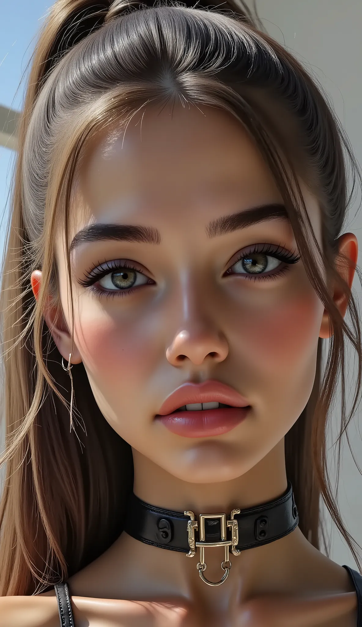  [Style: "masterpiece, realistic, (photo realistic Realism), ultra-detailed, Hyper resolution"] (Key Directive: - ("The priority is the anatomical accuracy and texture of the materials" - "Ultra-sharp human eyes with biological accuracy") {Long side shot ,...