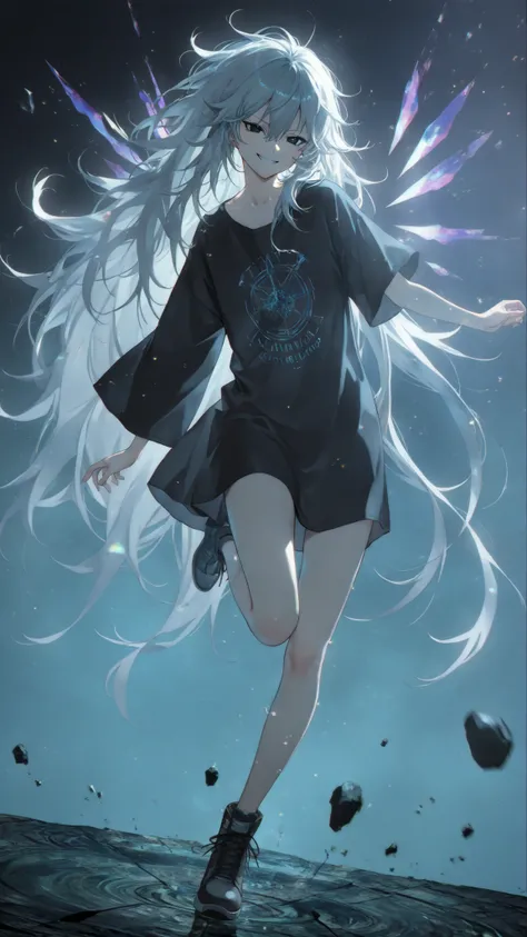 by [arknights|(748cmstyle:0.77)], god rays, cinematic shot, dramatic lighting, young adolescent, ager, young, masterpiece, best quality, amazing quality, very aesthetic, high resolution, ultra-detailed, absurdres, manwha, extreme detail, 
1girl, solo, alon...