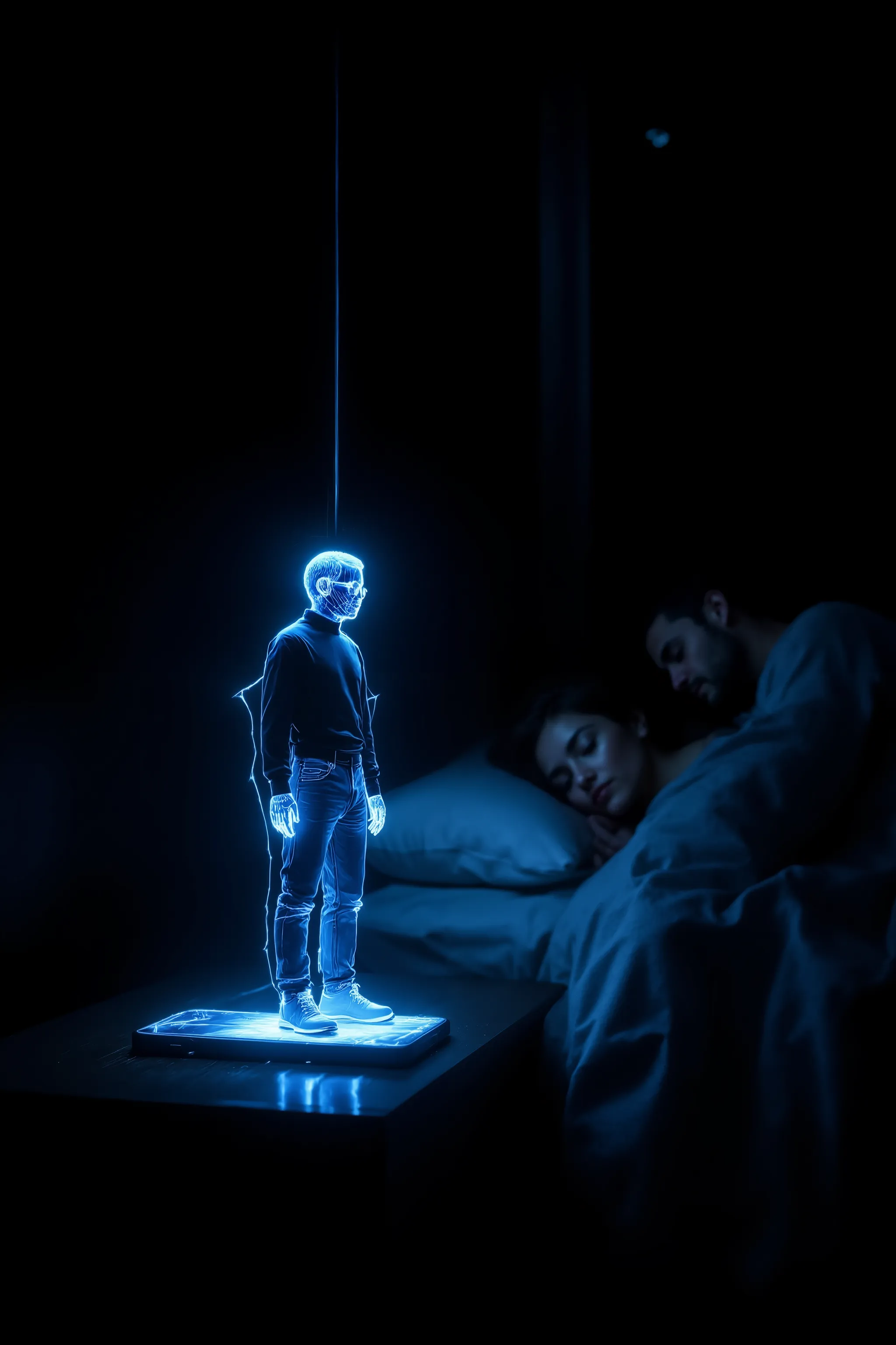 Digital Steve Jobs Watches You While You Sleep