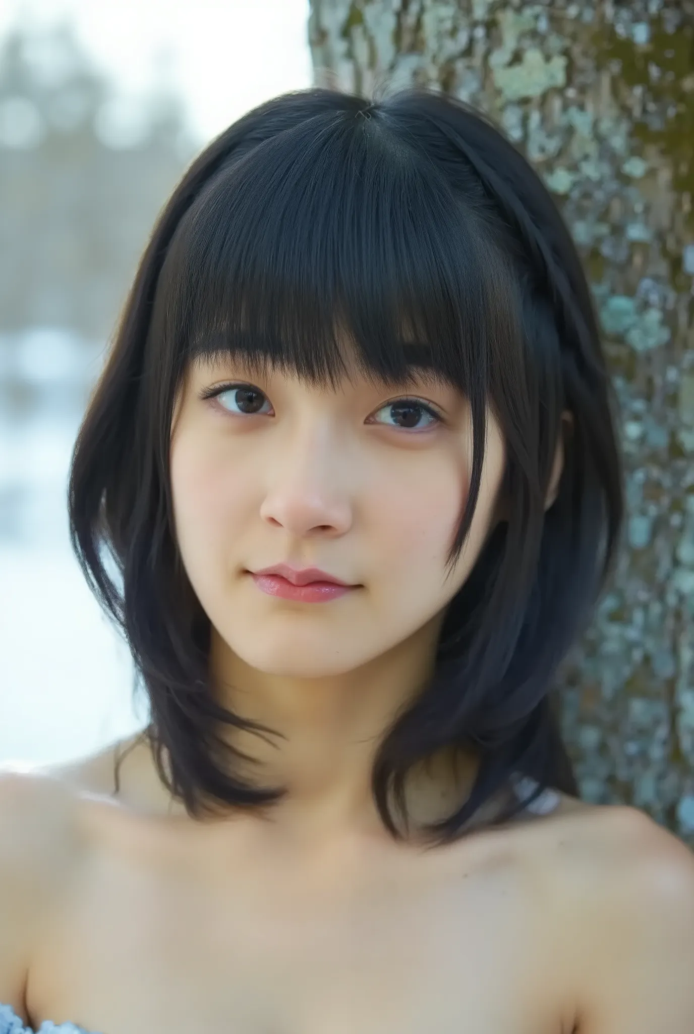 (( Highest Quality,  8K )), ((masterpiece)), ( details),     Japanese,   first person view   ,1 girl on break day, petite woman ,   sexy,(  in the bedroom),(((  petite girl  ,   completely naked,  beautiful breasts, short bob hair))),  black hair  , ((    ...