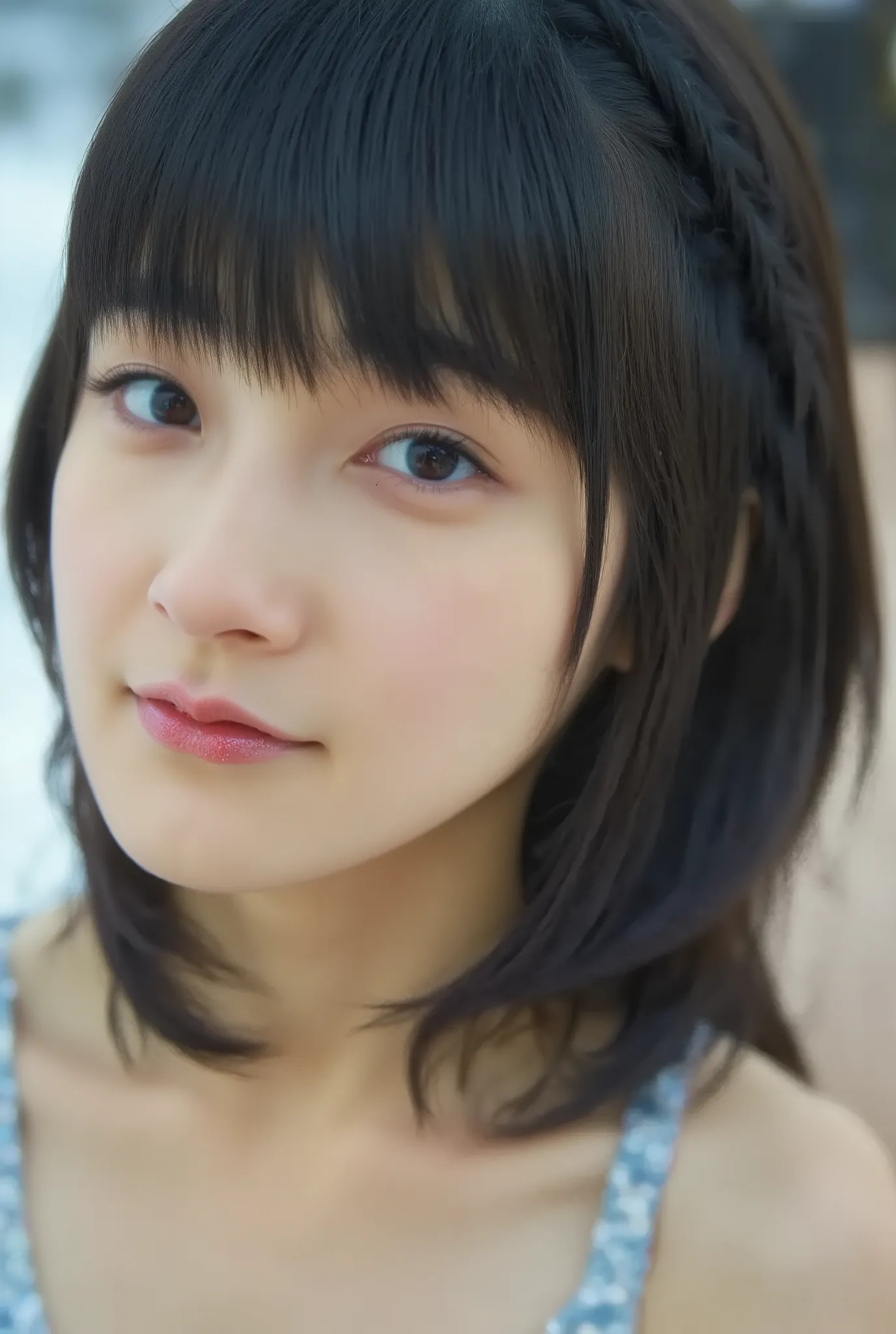 (( Highest Quality,  8K )), ((masterpiece)), ( details),     Japanese,   first person view   ,1 girl on break day, petite woman ,   sexy,(  in the bedroom),(((  petite girl  ,   completely naked,  beautiful breasts, short bob hair))),  black hair  , ((    ...