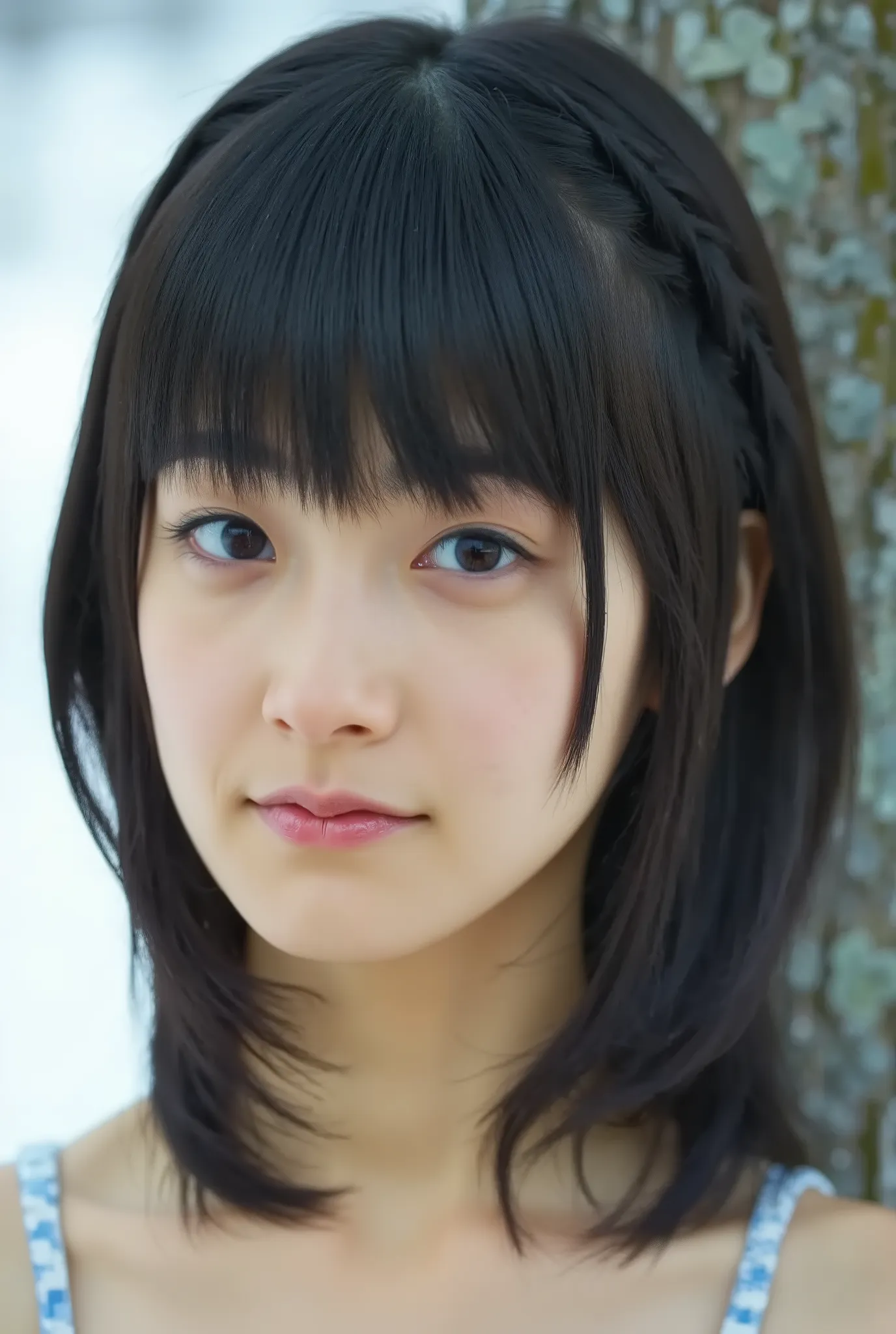 (( Highest Quality,  8K )), ((masterpiece)), ( details),     Japanese  ,1 girl,  women ,   sexy,(  in the bedroom),(((    abnormally large breasts   ,   completely naked,  beautiful breasts, short bob hair))),  black hair  , ((        without makeup,  smal...