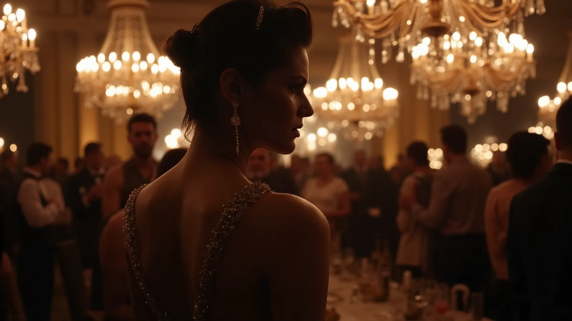 Why do you gaze upon me with such intrigue? Am I a vision of elegance unseen? Do I weave through the throng, a silhouette of allure amid the chaos and glamour? This opulence grants me the power to shatter the chains that bind, as just one day lingers in th...
