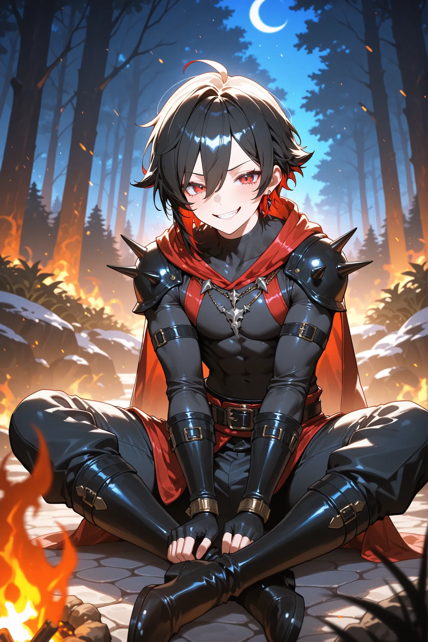 masterpiece,best quality,amazing quality,ultra-detailed,very aesthetic,sharp focus,depth of field,vibrant colors,ray tracing,best lighting,detailed illustration,detailed background,cinematic,beautiful face,(EyesHD:1.3),beautiful eyes,solo_male,short black ...