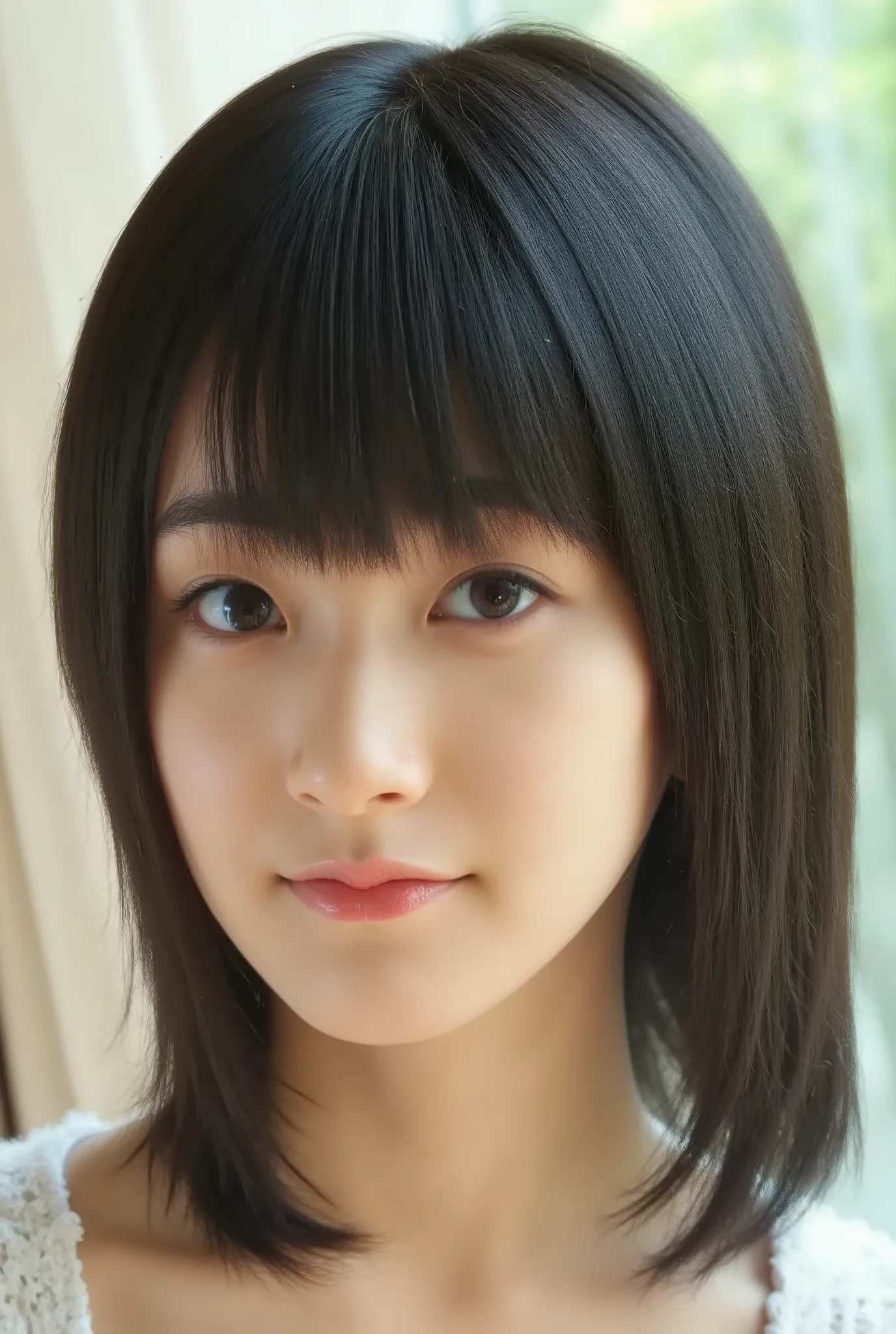 (( Highest Quality,  8k )), ((masterpiece)), ( details),     Japanese girl,   ,1 girl on break day , sexy,(   completely naked, in the bedroom),(((     abnormally large breasts    ,    completely nakedで,  beautiful breasts, short bob hair))),  black hair  ...