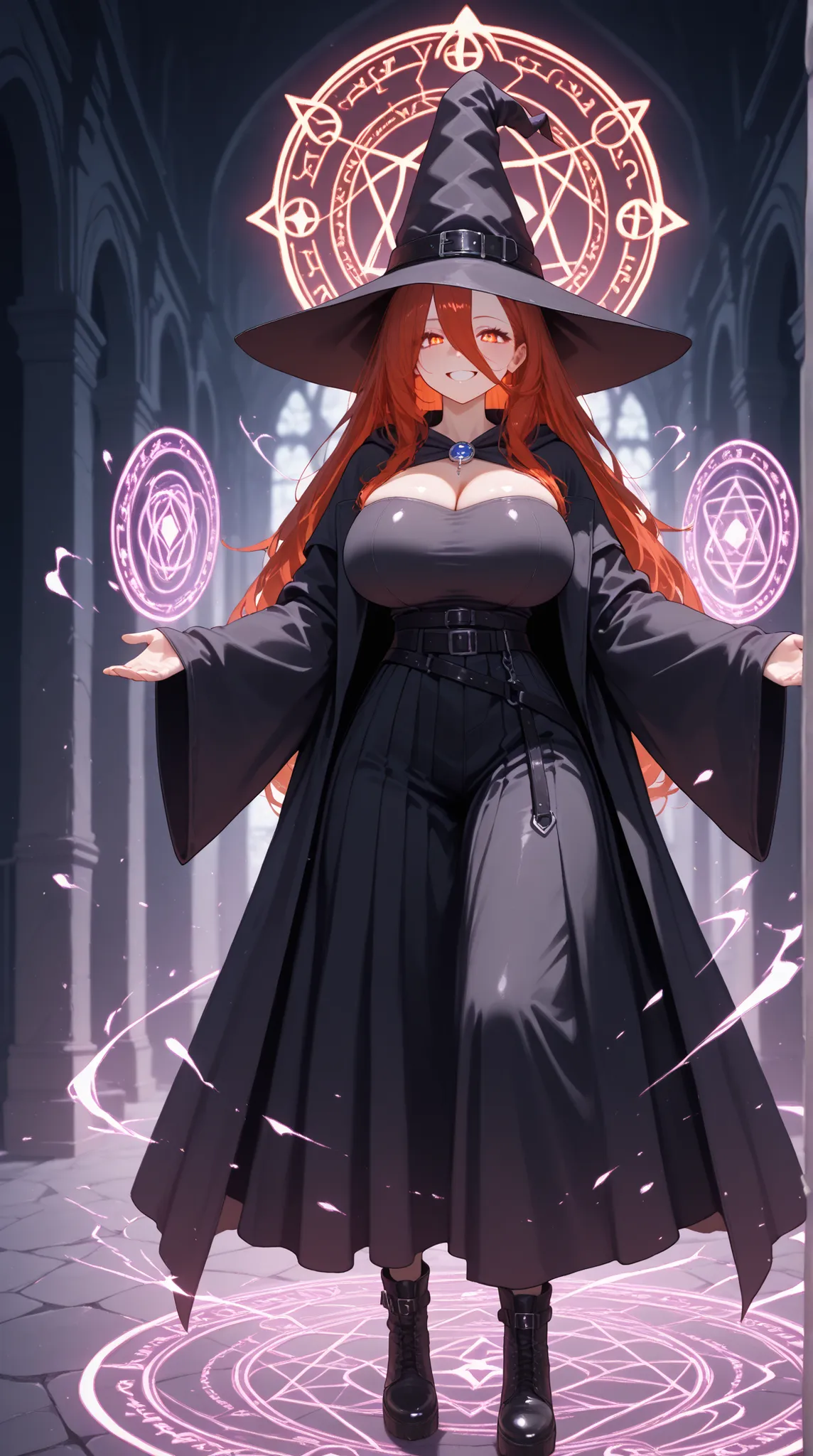 Witch, Trochoid Curve Magic Circle, Cycloid Curve Magic Circle,
