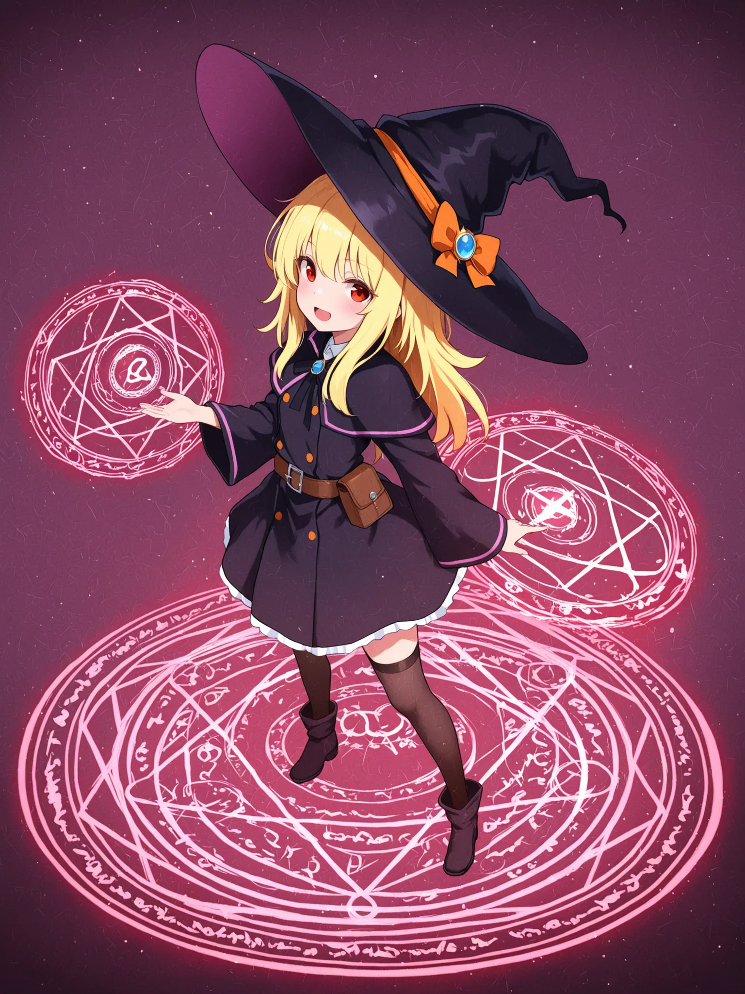 Witch, Trochoid Curve Magic Circle, Cycloid Curve Magic Circle,