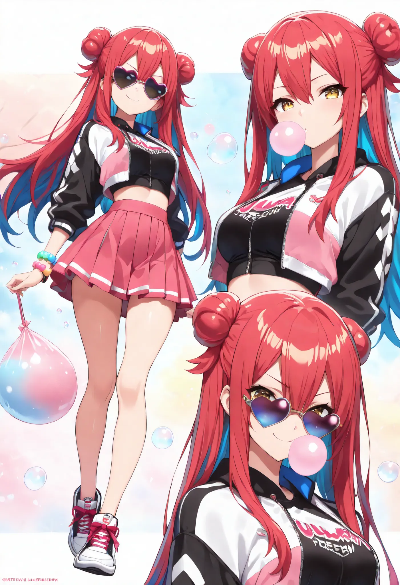 1 girl , golden eyes , very long hair , long sidelocks, red hair , petite , very cute , beautiful ,Straight hair, cool, handsome, hair between eyes, sexy, medium breasts , best quality, masterpiece,(masterpiece:1.6), (ultra-detail:1.6), (4k), (anime style...