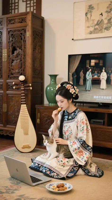 清汉风  雅致雅趣 猫猫相伴