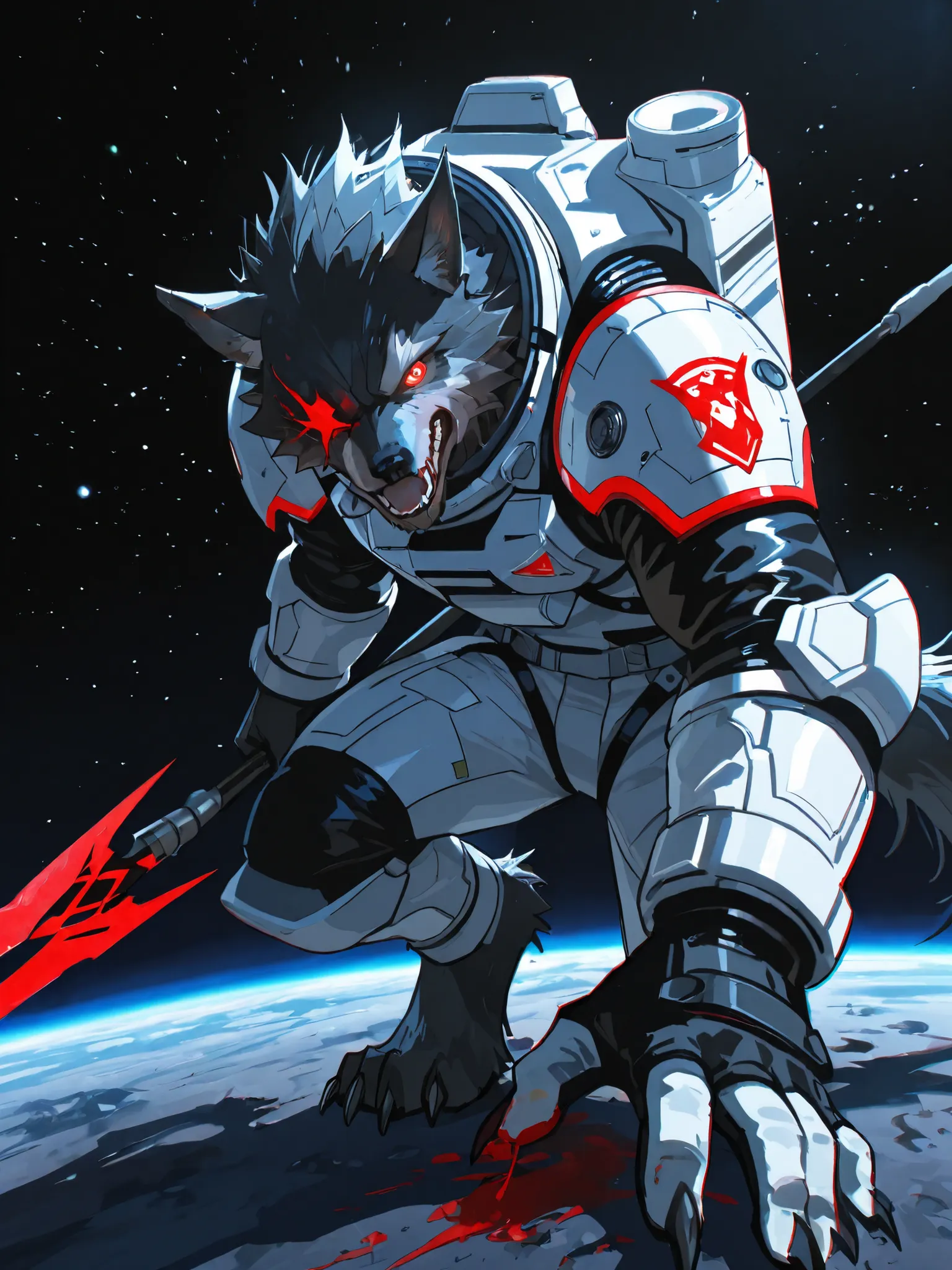 space pirate wolf