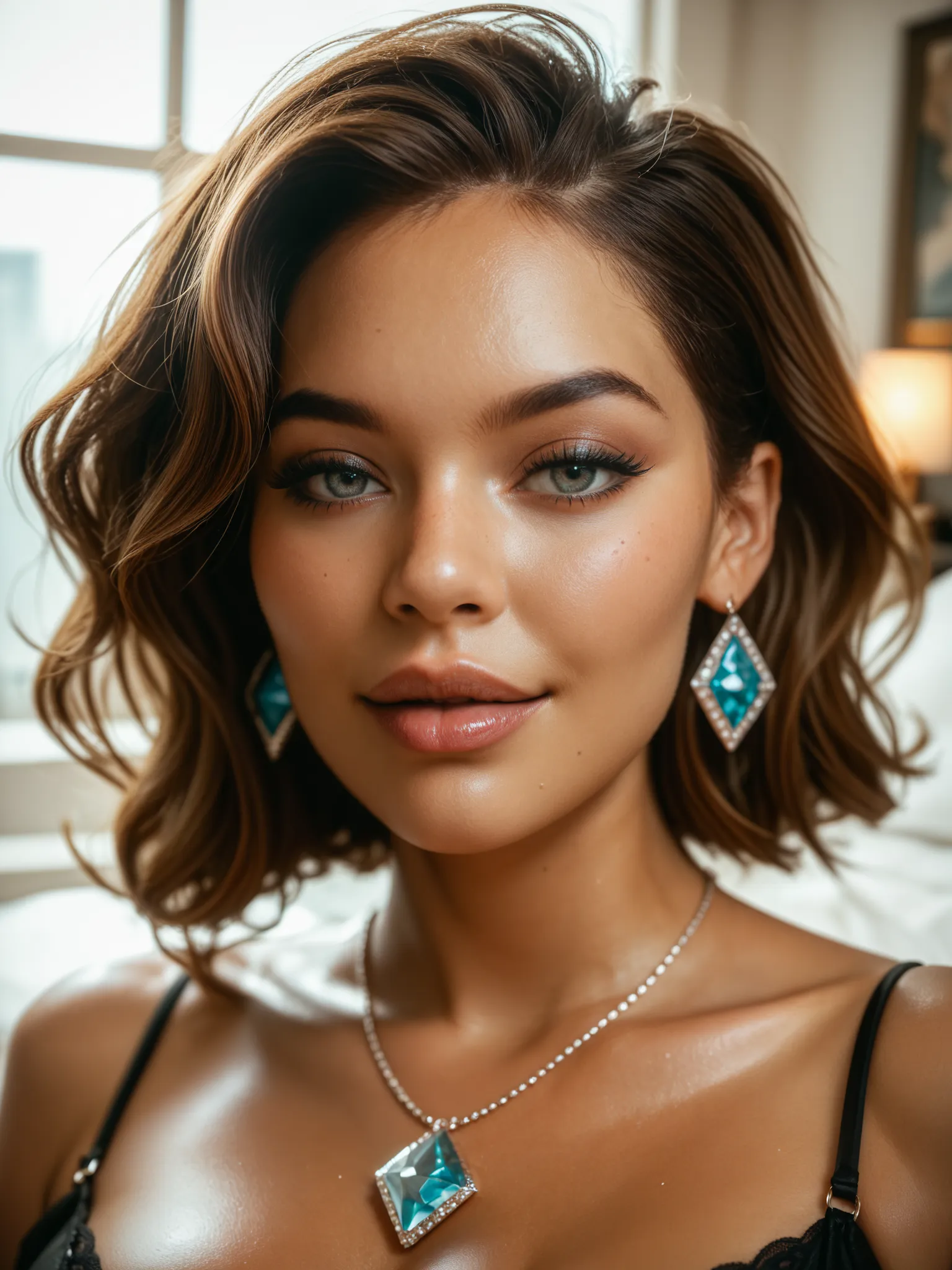 (score_6_up, score_7_up, score_8, score_9, Very detailed, Hi Res, 4K, clear photo, sharp detail, realistic, skin imperfections, pekoh) sexy aftican gal, ebony skin, slick hair, diamond grillz
