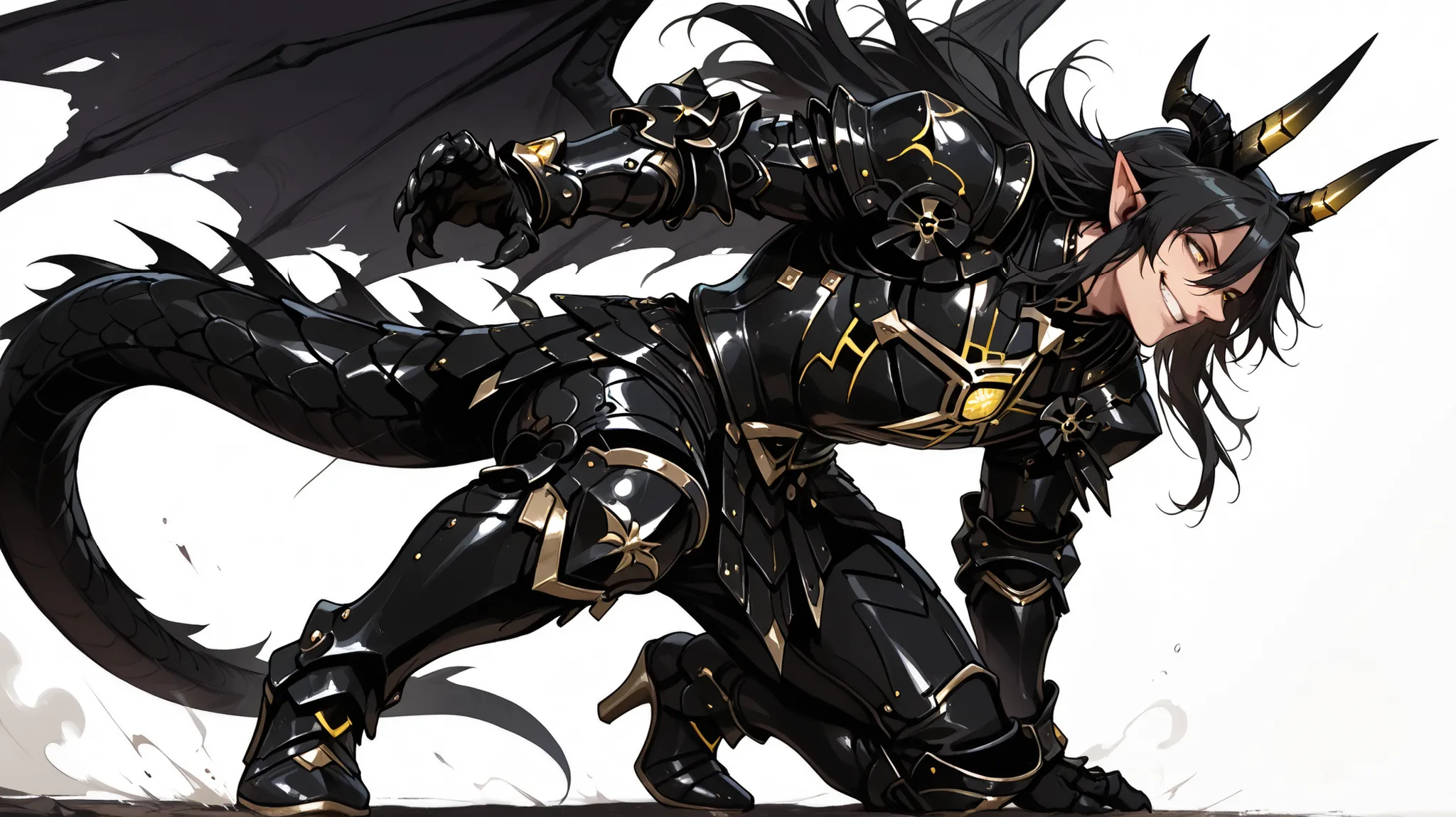 score_9, score_8_up, score_7_up, absurdres, 128K Ultra High Resolution, (masterpiece, best quality: 1. 5), high definition, highres, 8K wallpaper, CG, (((Anime))), (1 male), solo, lean body, (masculine), (floating in the air), weredragon, japanese anime st...
