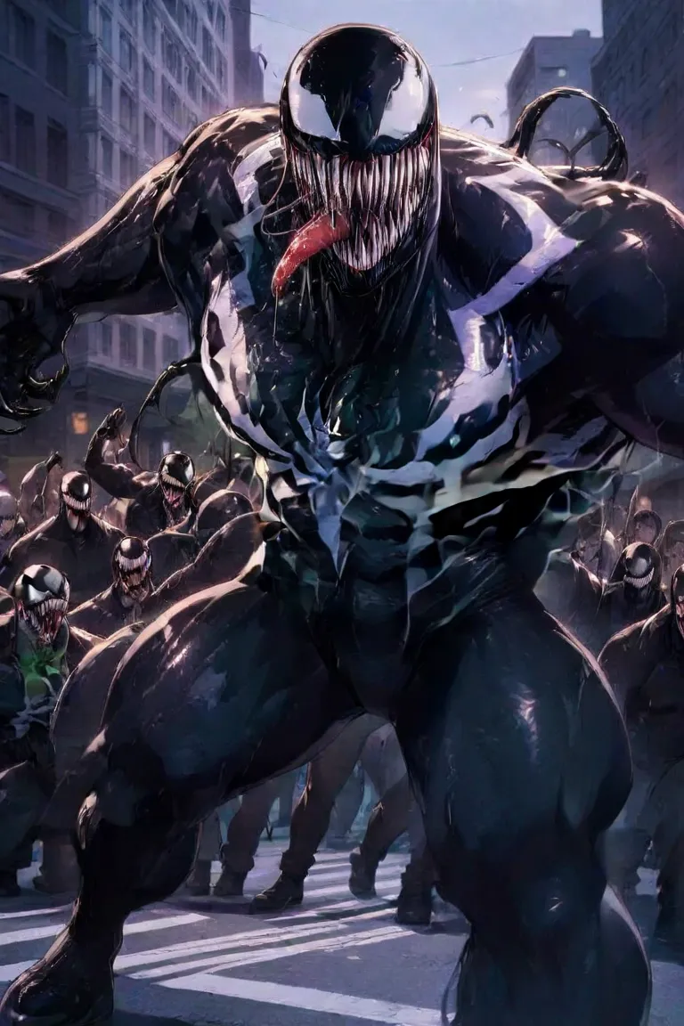 MARVEL Comics、Villain、VENOM、NYC Streetscape、Use your whole body to appeal to the villain、
