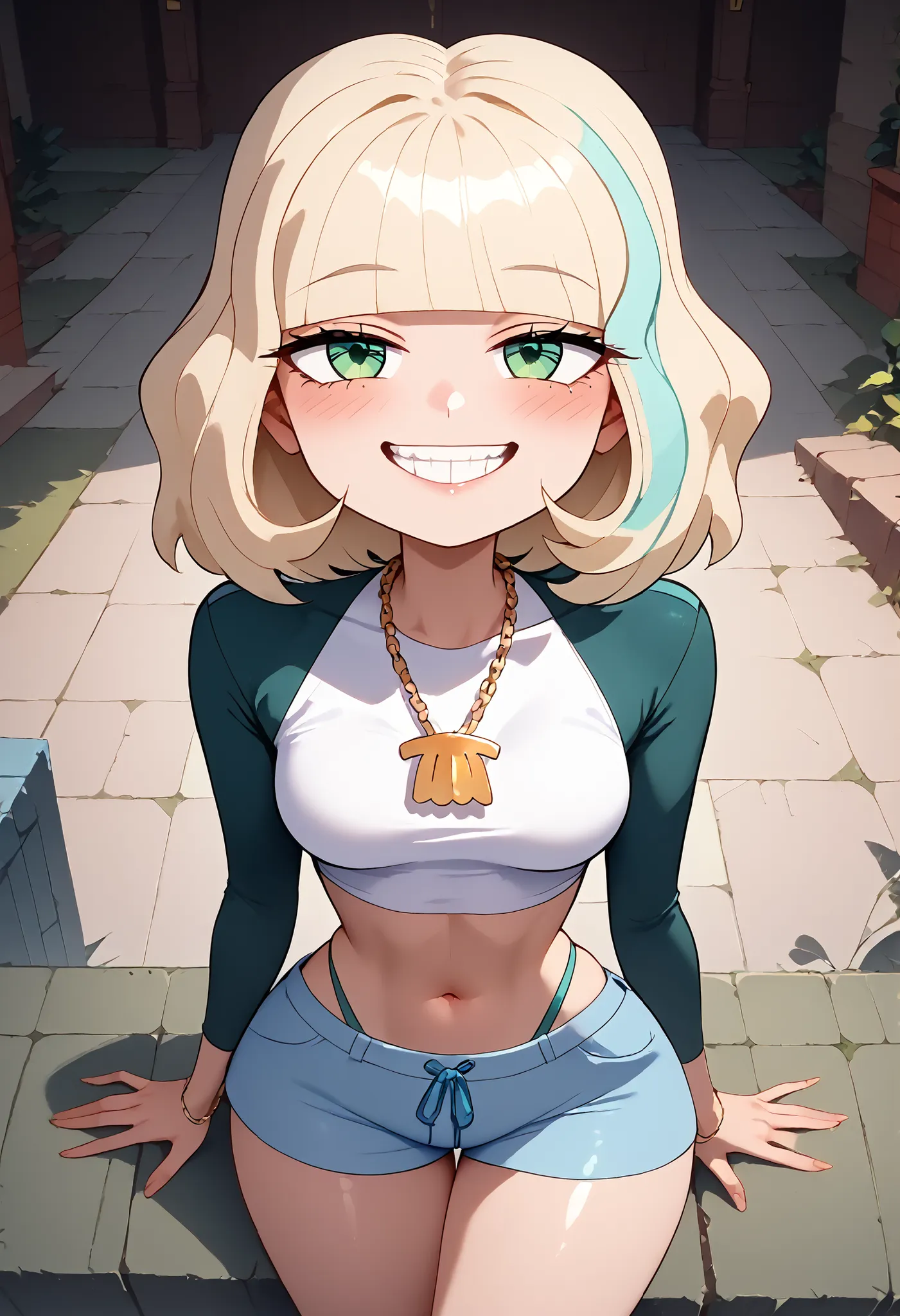 (((Best Quality, 8K, Masterpiece: 1.3)), Full Body, Focus Clear: 1.2, Outstanding Beauty: 1.4, Slender Abs: 1.2)), ((dynamic angle)), (((wide view))), wide-angle lens, extremely detailed, CG, 8k Amazing, finely detail)), (intricate details, depth of field)...