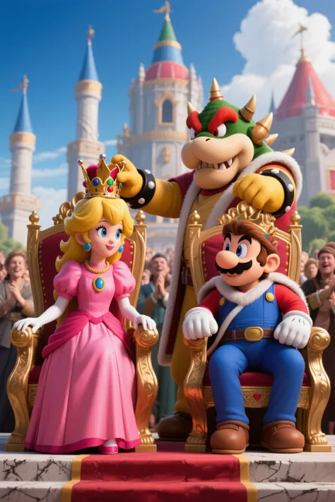 王と女王😍🏰