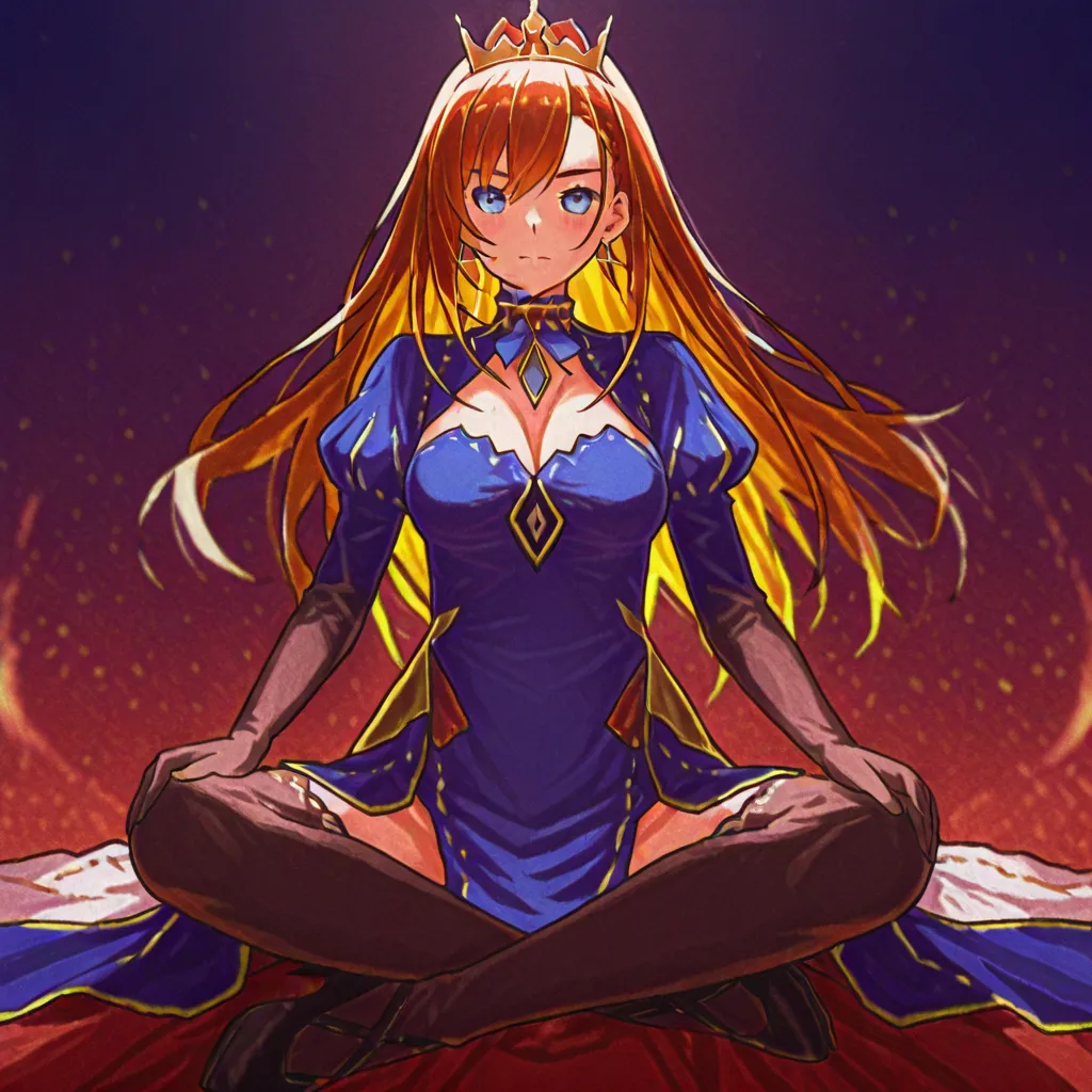女王の熱い視線✨