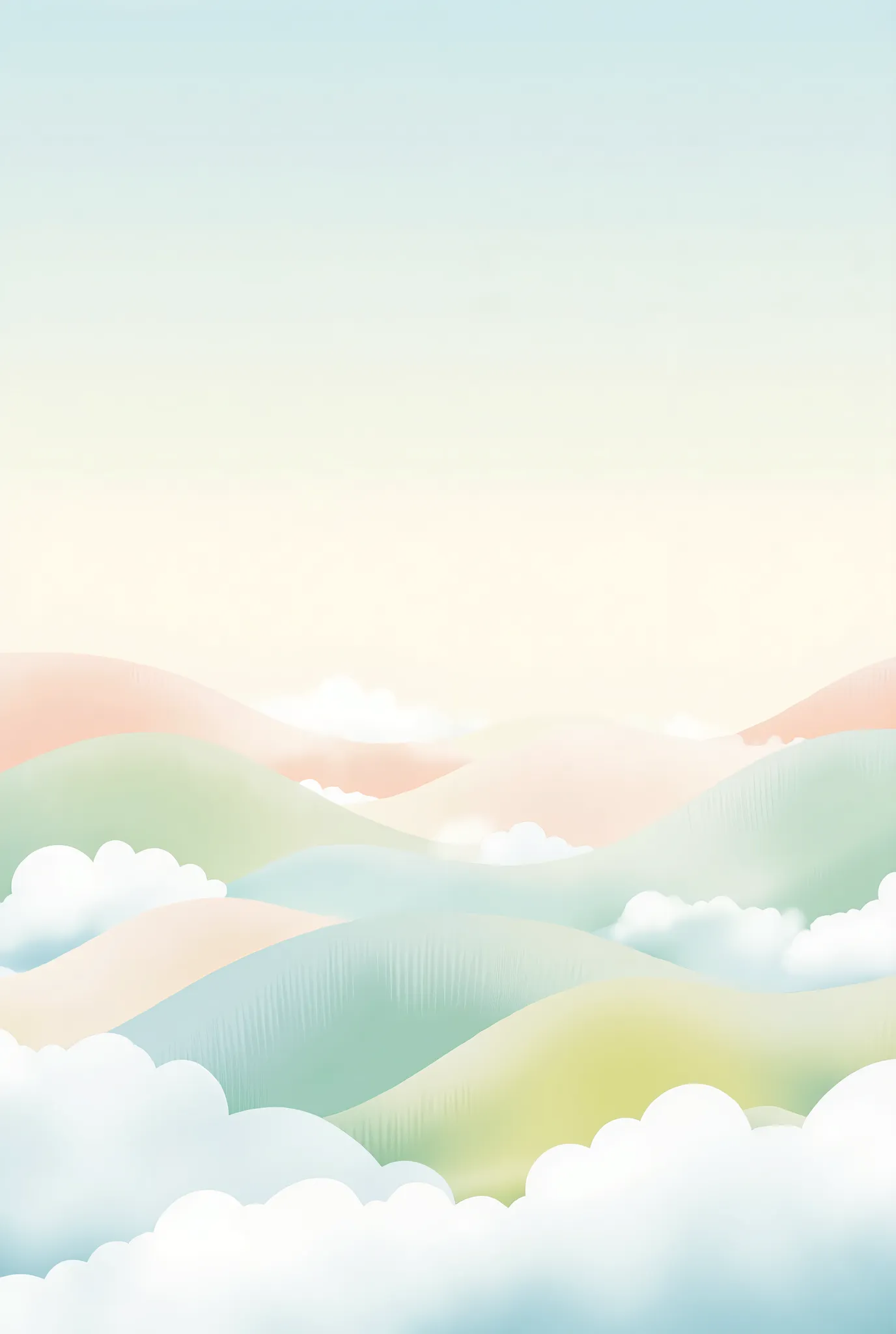 Between puffy clouds.soft white and pink,A minimalist abstract background that harmoniously blends light sky blue. The combination of subtle organic shapes and flowing lines creates a calm and serene atmosphere. very high resolution , 4K quality,A variety ...