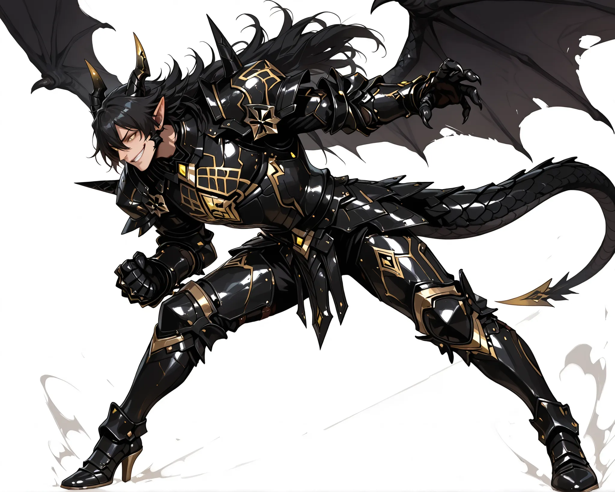 score_9, score_8_up, score_7_up, absurdres, 128K Ultra High Resolution, (masterpiece, best quality: 1. 5), high definition, highres, 8K wallpaper, CG, (((Anime))), (1 male), solo, lean body, (masculine), (floating in the air), weredragon, japanese anime st...
