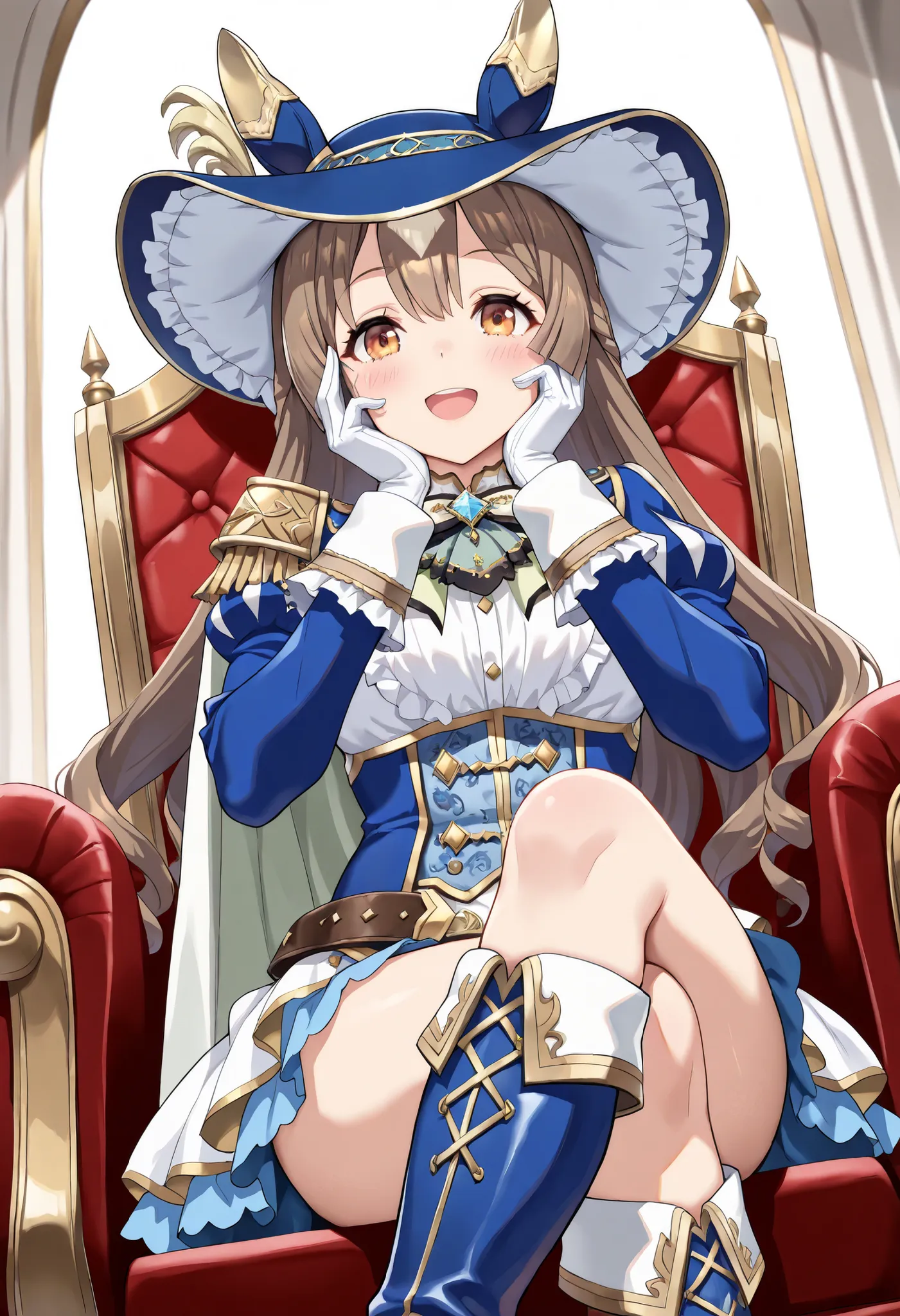 (masterpiece, best quality, perfect face:1.4), wide angle, satono diamond \(umamusume\), 1girl, horse ears, ear ornament, horse tail, tail on the lower back, proportional body, proportional, beautiful hair, beautiful face, beautiful detailed eyes, beautifu...