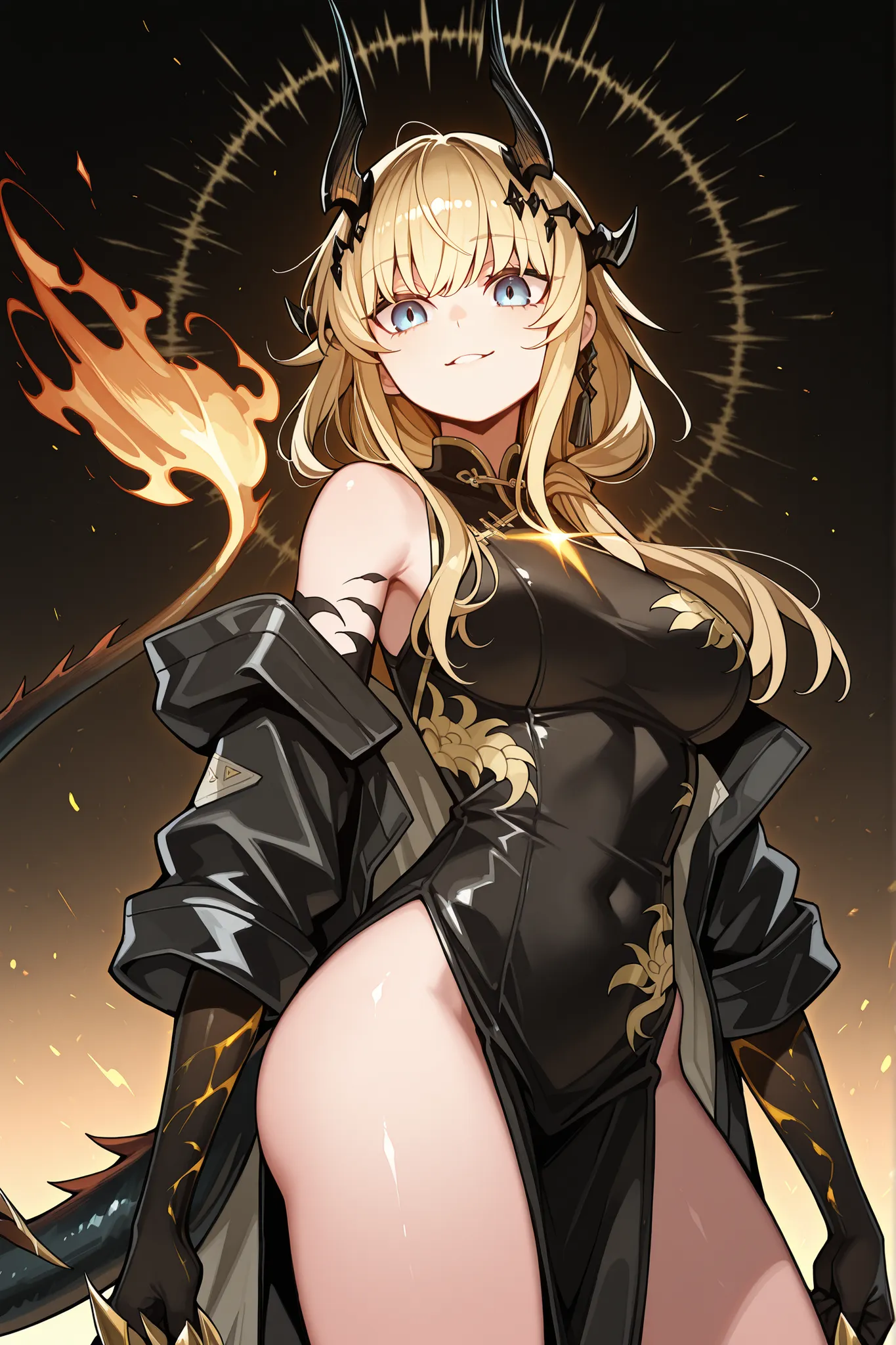 Solo, 1 girl, small and short body, small character, short character, short character, character 1.50 meters tall, small and short body, young character, character;
Golden hair, the character's hairstyle must be the same as Reed, the Flame Shadow from "A...