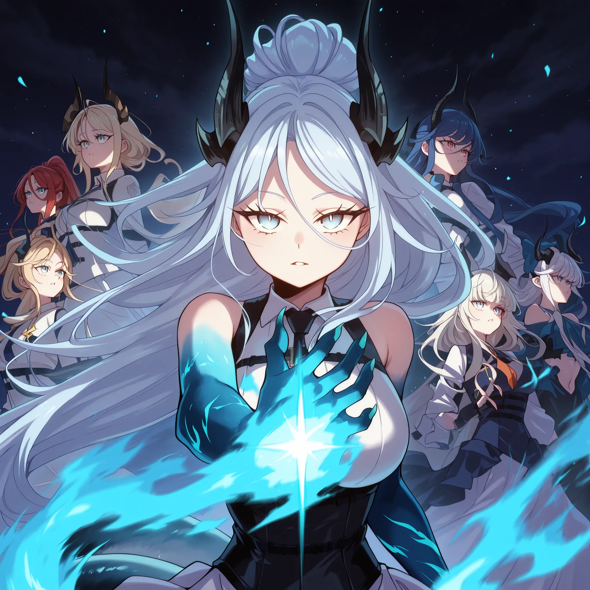 Sozinho, 1 menina, facing the viewer, cabelo branco, hairstyle from Sylpha from "Tensei Shitara Dai Nana Ouji Dattanode", face de Sylpha de "Tensei Shitara Dai Nana Ouji Dattanode", olhos de Sylpha de "Tensei Shitara Dai Nana Ouji Dattanode", franja longa,...