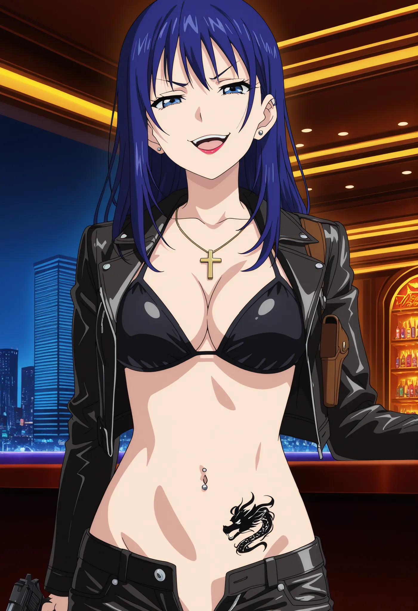 anime screencap, anime coloring, detailed face, masterpiece, best quality, absurdres, official style, amazing quality highres, amazing quality, scenery, beautiful detailed hair, beautiful detailed eyes,
Kokomi Teruhashi, 1girl, solo, , blue hair, skirt, bl...