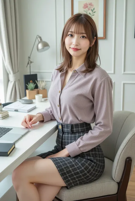 (Highest Quality、8k、Best Picture Quality、超A high resolution:1.5, (Photorealistic:1.4),masterpiece:1.2,(top-quality:1.4)、Raw photo)、woman working in an office、OL、(highlight your body line:1.1)、Portrait of a beautiful classy woman、THE MOST ELEGANT AND COZY ...