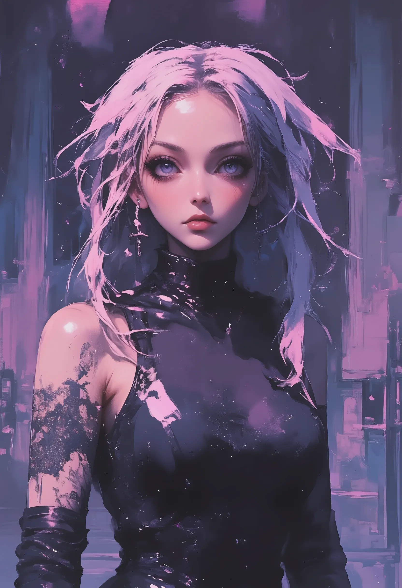 Score_core_8_up  ，Score_7_up ，Extreme Details，masterpiece，Quality Best，Single on Shoulder Braid，perfect face， realistic lighting，Realistic Shadows， Movie Lighting ， volume lighting ，bloom，bloom，bloom，Post Handling，4K Processing，4k eyes ， Expressive Eyes，st...