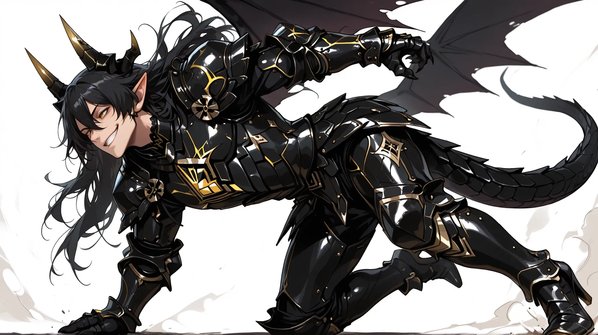 score_9, score_8_up, score_7_up, absurdres, 128K Ultra High Resolution, (masterpiece, best quality: 1. 5), high definition, highres, 8K wallpaper, CG, (((Anime))), (1 male), solo, lean body, (masculine), (floating in the air), weredragon, japanese anime st...