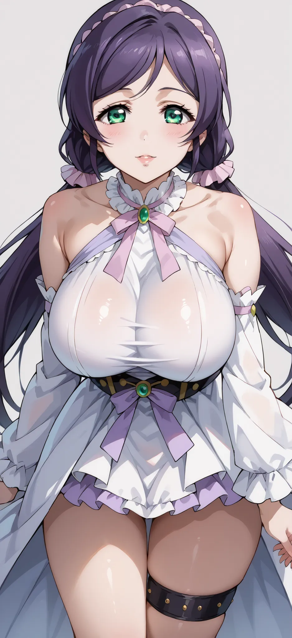 score_9, score_8_up, score_7_up, source_anime, 4K,perfect fingers,(perfect hands, perfect anatomy),prefect lighting, very aesthetic, intricate details,highly detailed background, masterpiece, high quality, best quality,
nozomi toujou, green eyes, purple ha...