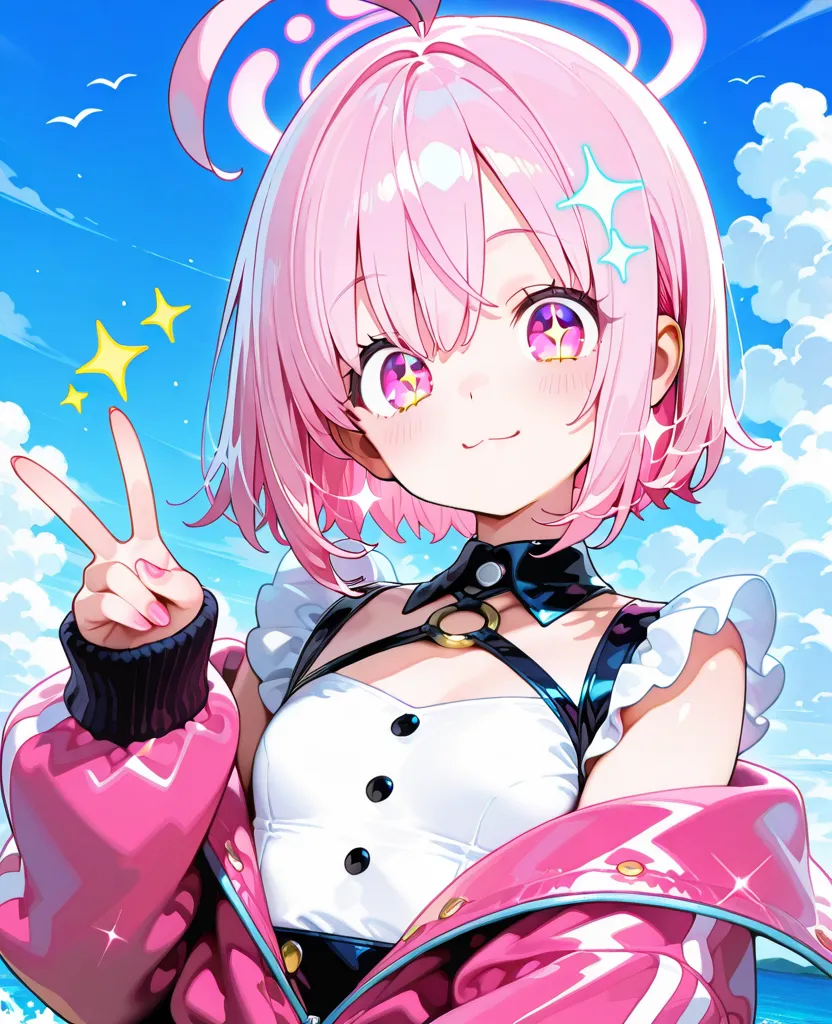 Lala Pink Eyed Sparkling Cute 8K