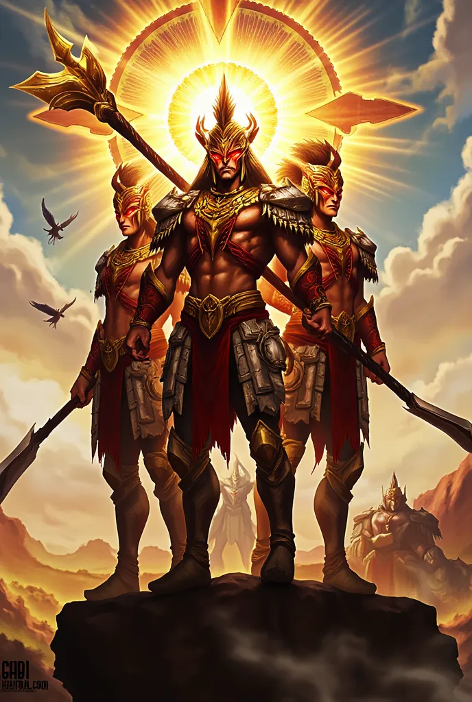 The Last Stand of the Pandava Trinity
