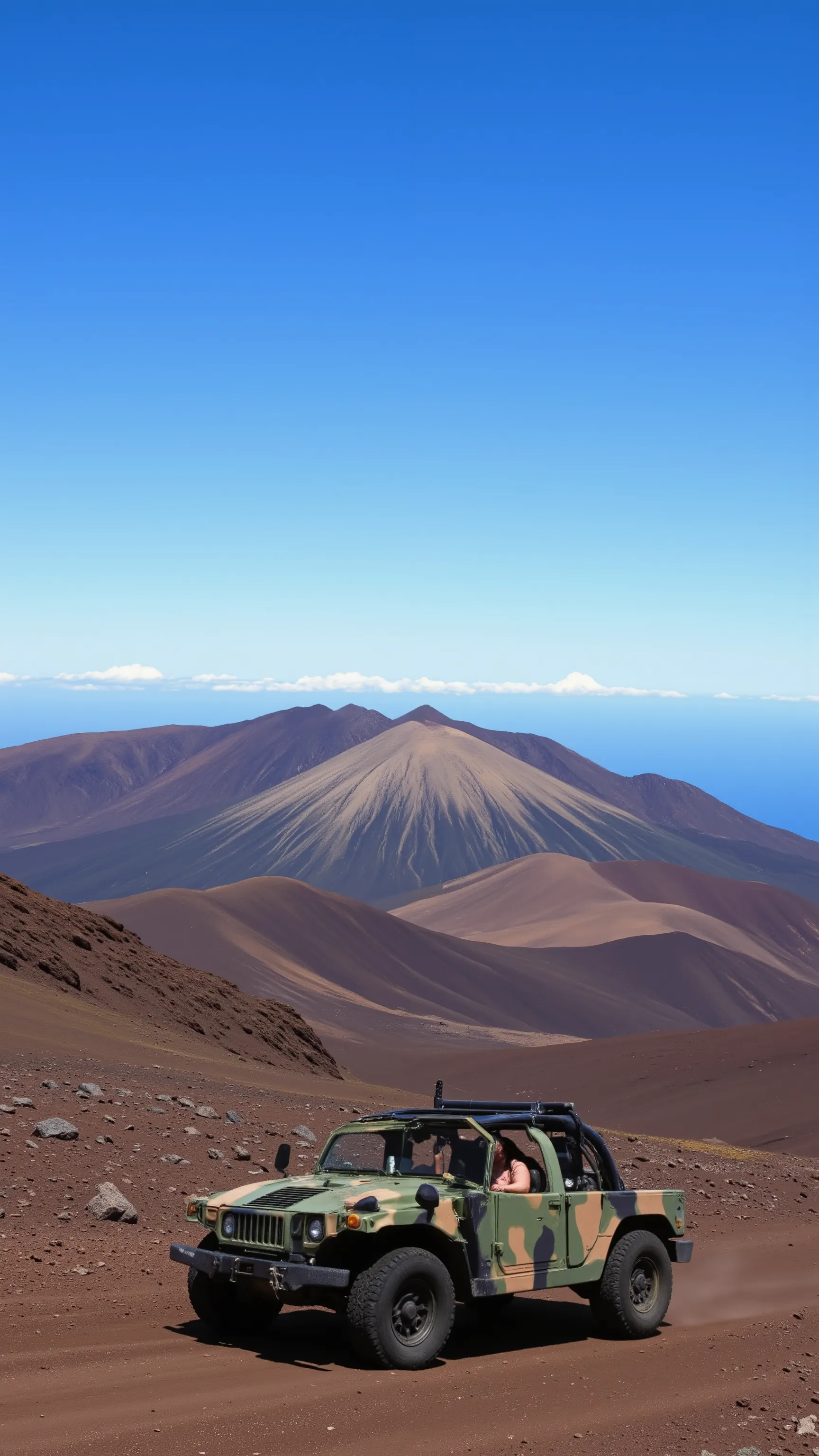 Mauna Kea Mountain, near the summit