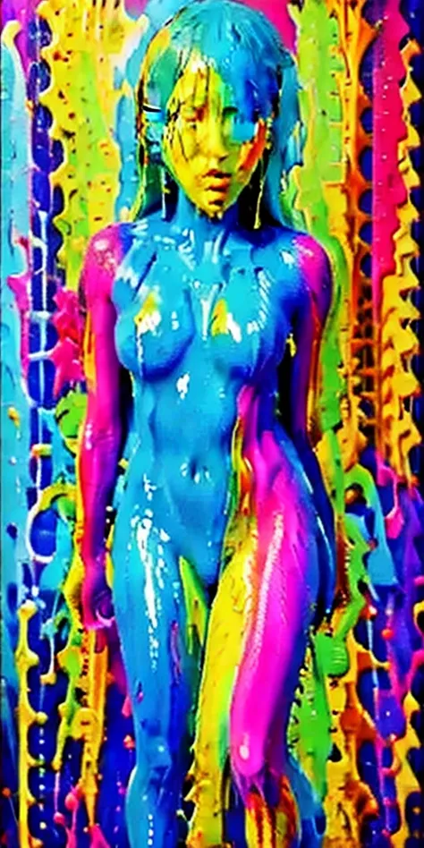 [SD 1.5(yayoi_mix)] Colorful Paint Body