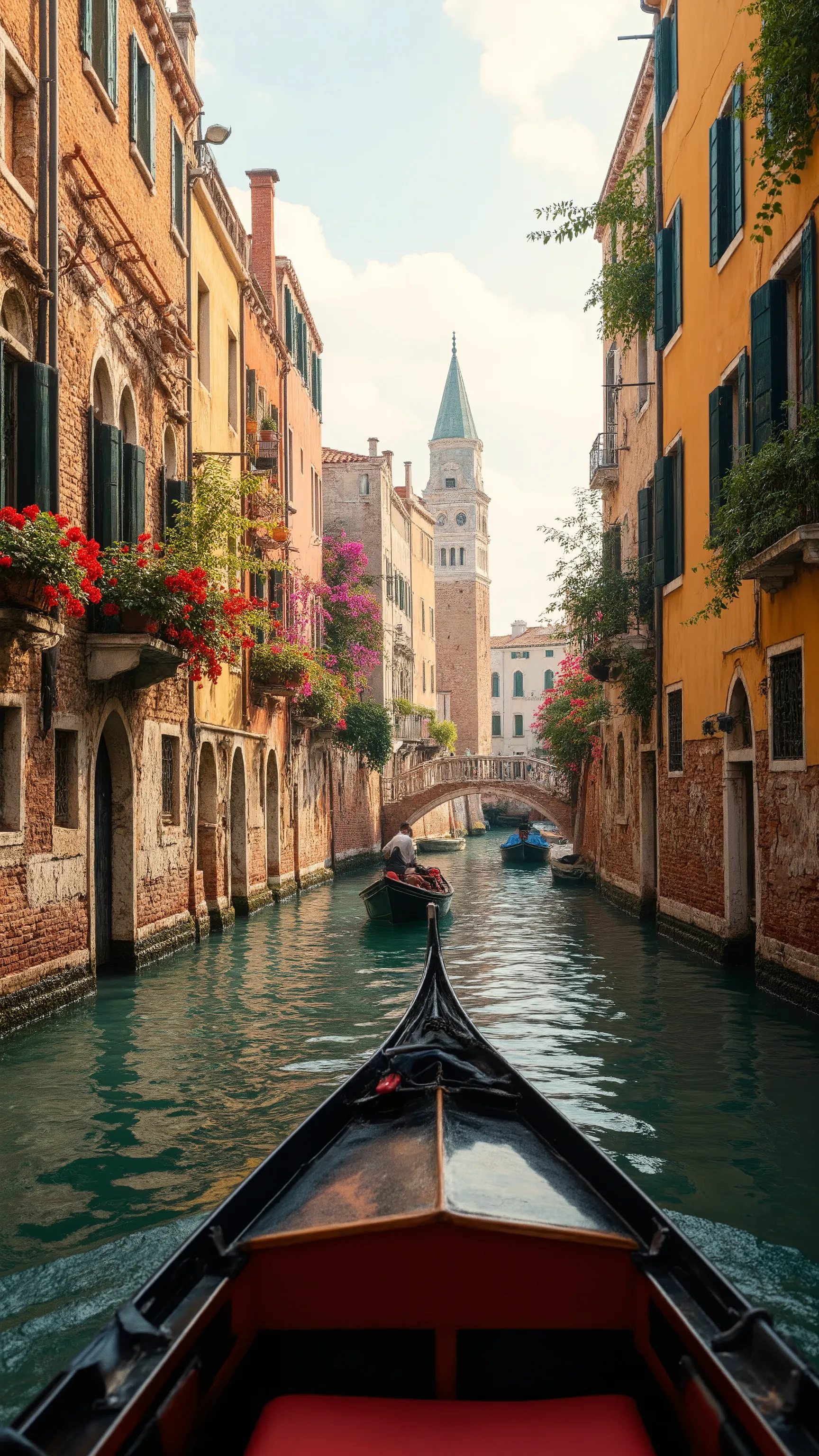 Venice in the season of flowers