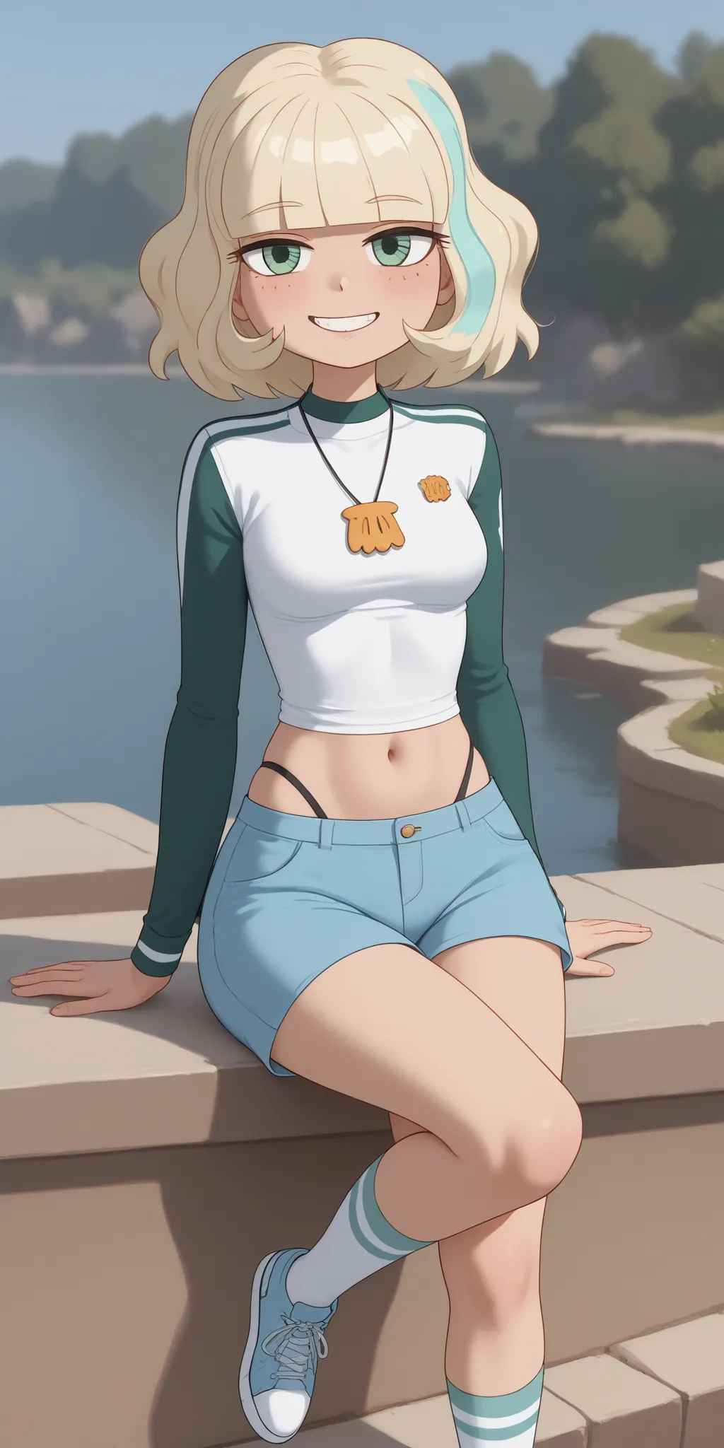 (((Best Quality, 8K, Masterpiece: 1.3)), Full Body, Focus Clear: 1.2, Outstanding Beauty: 1.4, Slender Abs: 1.2)), ((dynamic angle)), (((wide view))), wide-angle lens, extremely detailed, CG, 8k Amazing, finely detail)), (intricate details, depth of field)...