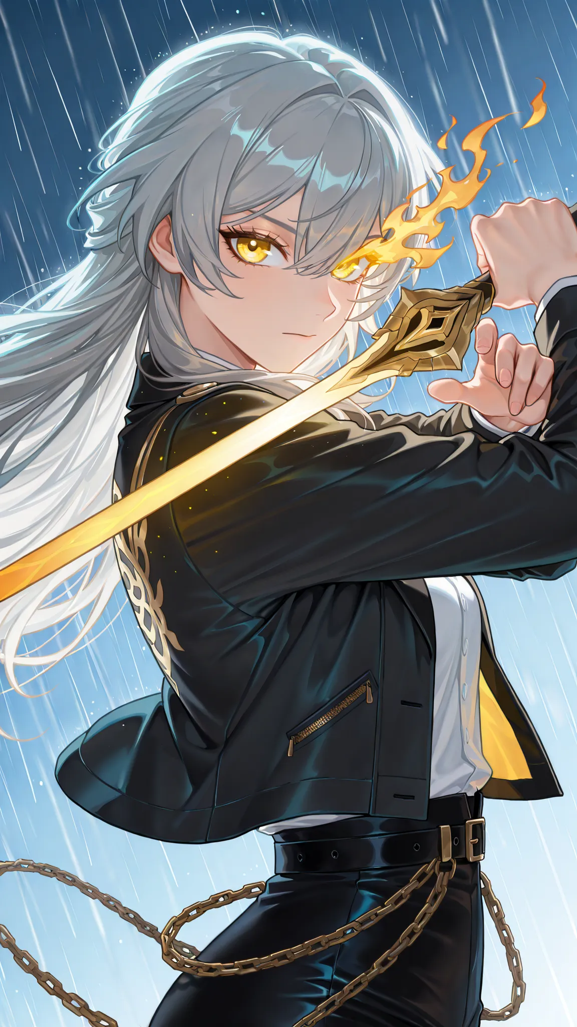 god rays, vivid colours, light stream, colour splotches, cinematic shot, mature, young adult, masterpiece, best quality, amazing quality, very aesthetic, high resolution, ultra-detailed, absurdres, (hands:-0.15), manwha style, webtoon, solo levelling,
(1gi...