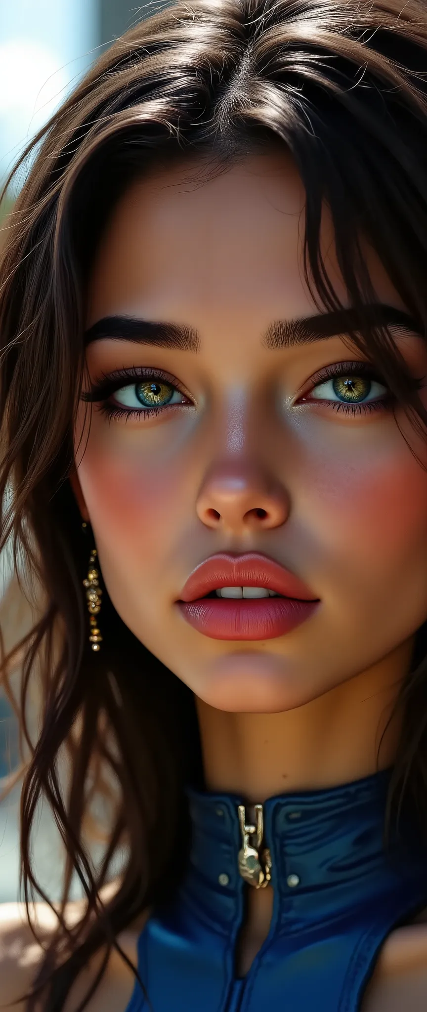 Divide Ratio : 1,1,1 Base Ratio: (((portrait))),perfect dynamic composition:1.2,beauty(mixed girl)(madison ivy:0.5)(jessica alba:0.3)(Ariana Grande:0.3) in (Intricately detailed photo of a((22-year-old))),((photorealistic)),((Hyper realistic)),((sharp focu...