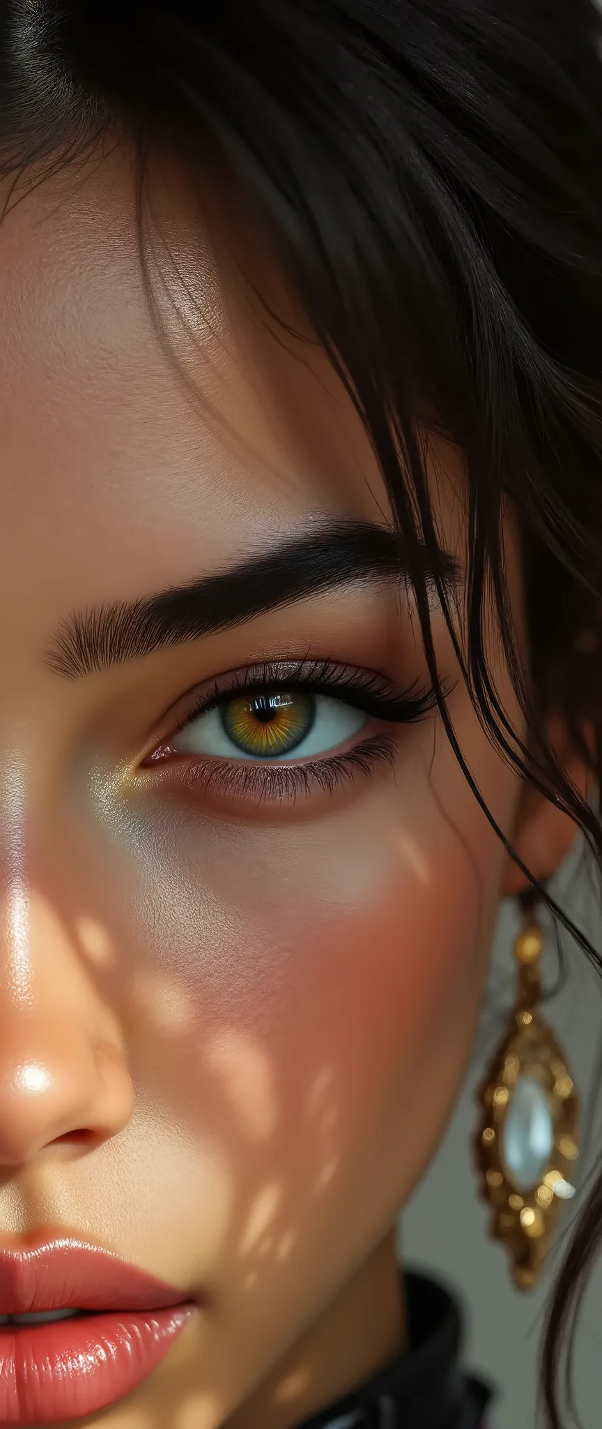 Divide Ratio : 1,1,1 Base Ratio: (((portrait))),perfect dynamic composition:1.2,beauty(mixed girl)(madison ivy:0.5)(jessica alba:0.3)(Ariana Grande:0.3) in (Intricately detailed photo of a((22-year-old))),((photorealistic)),((Hyper realistic)),((sharp focu...